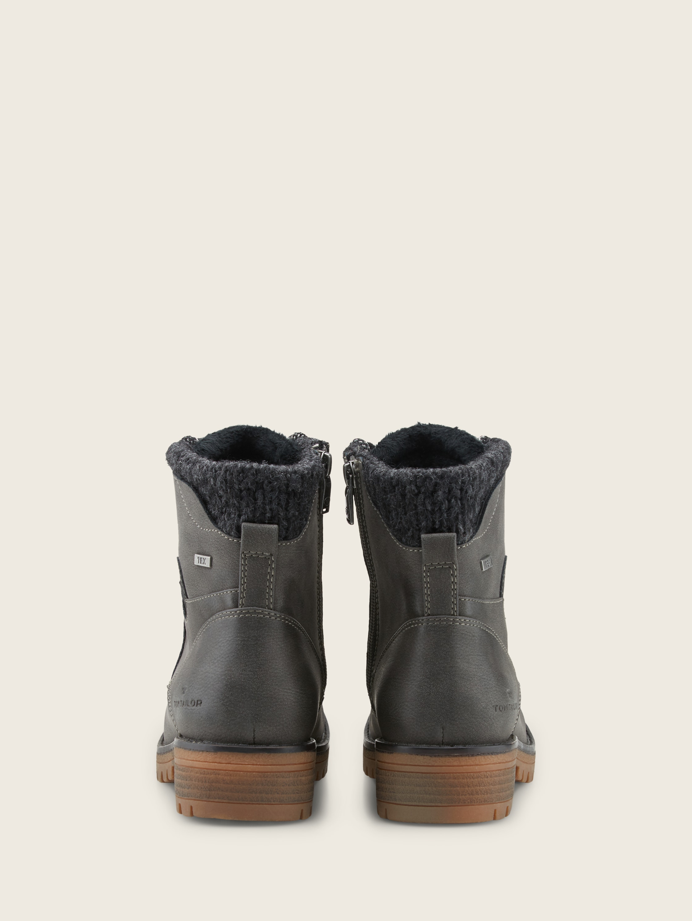 Bottes doublées - coal - Vue arrière du produit