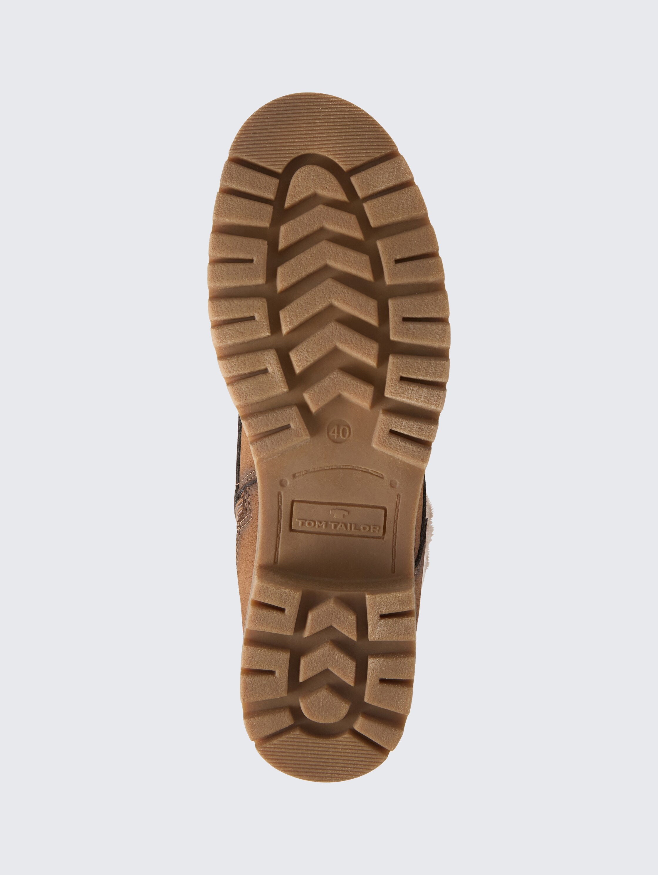 Waterdichte enkellaars met voering - whisky - 