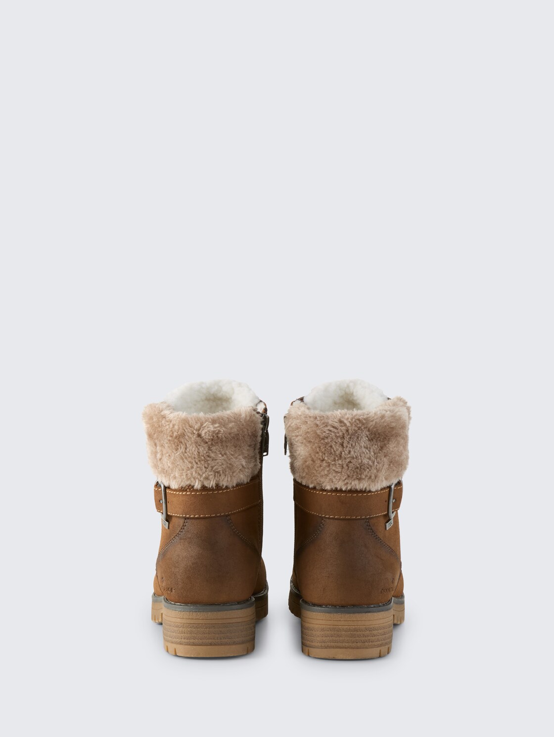 Wasserdichte Stiefelette mit Fütterung - whisky - Produkt-Rückansicht