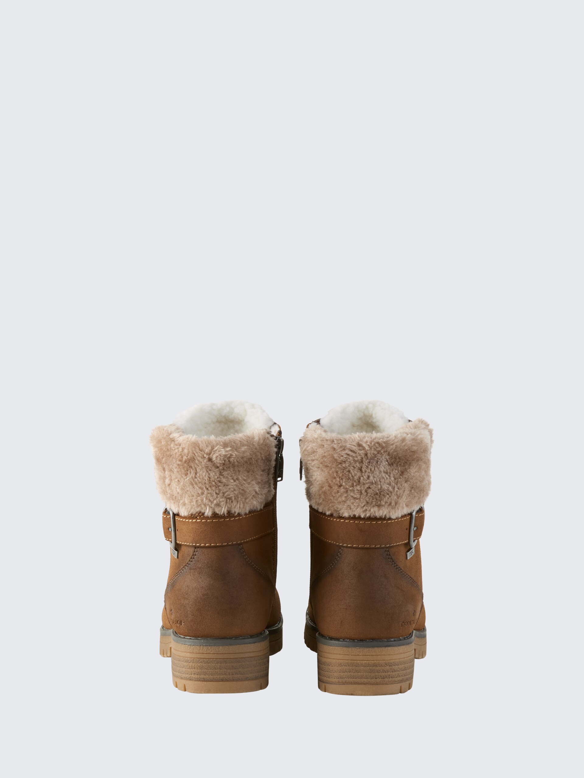 Wasserdichte Stiefelette mit Fütterung - whisky - Produkt-Rückansicht