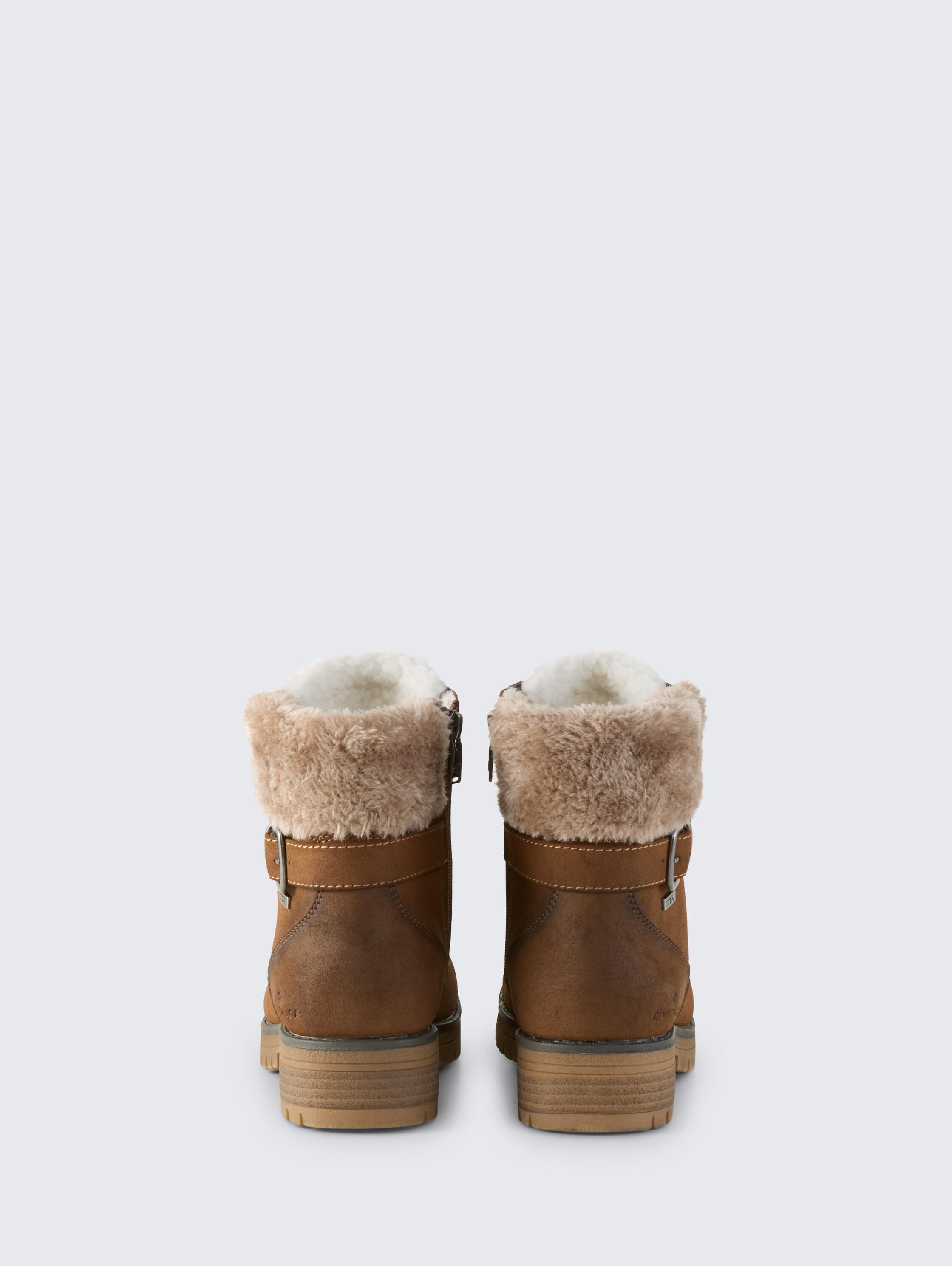 Waterdichte enkellaars met voering - whisky - 