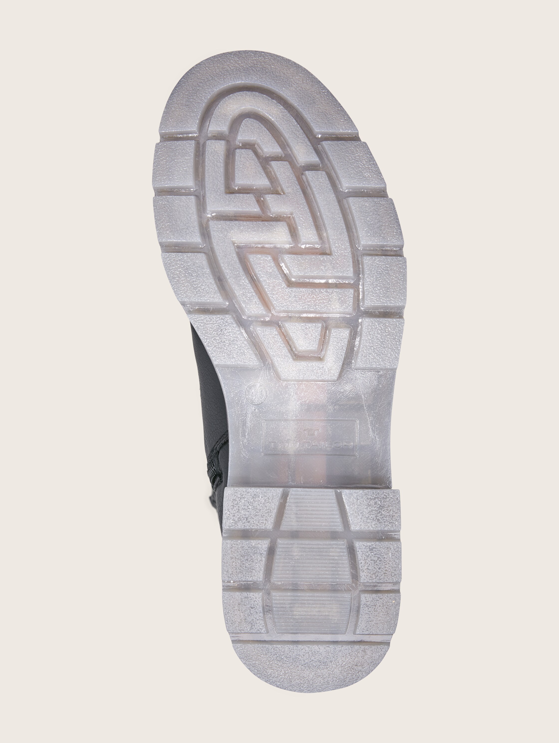 Schnürstiefel mit Block-Absatz - 7