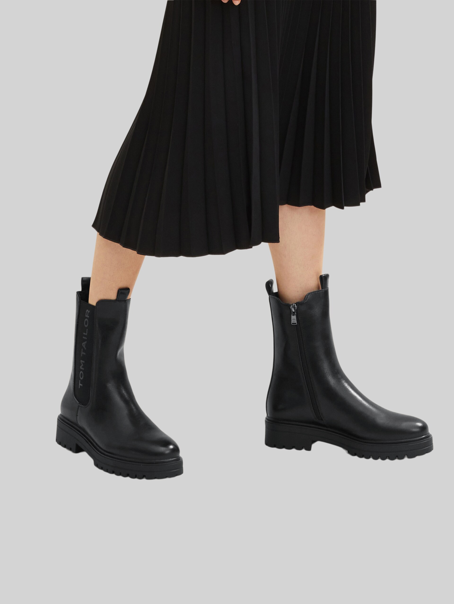 Chelsea Boots fourrées - black