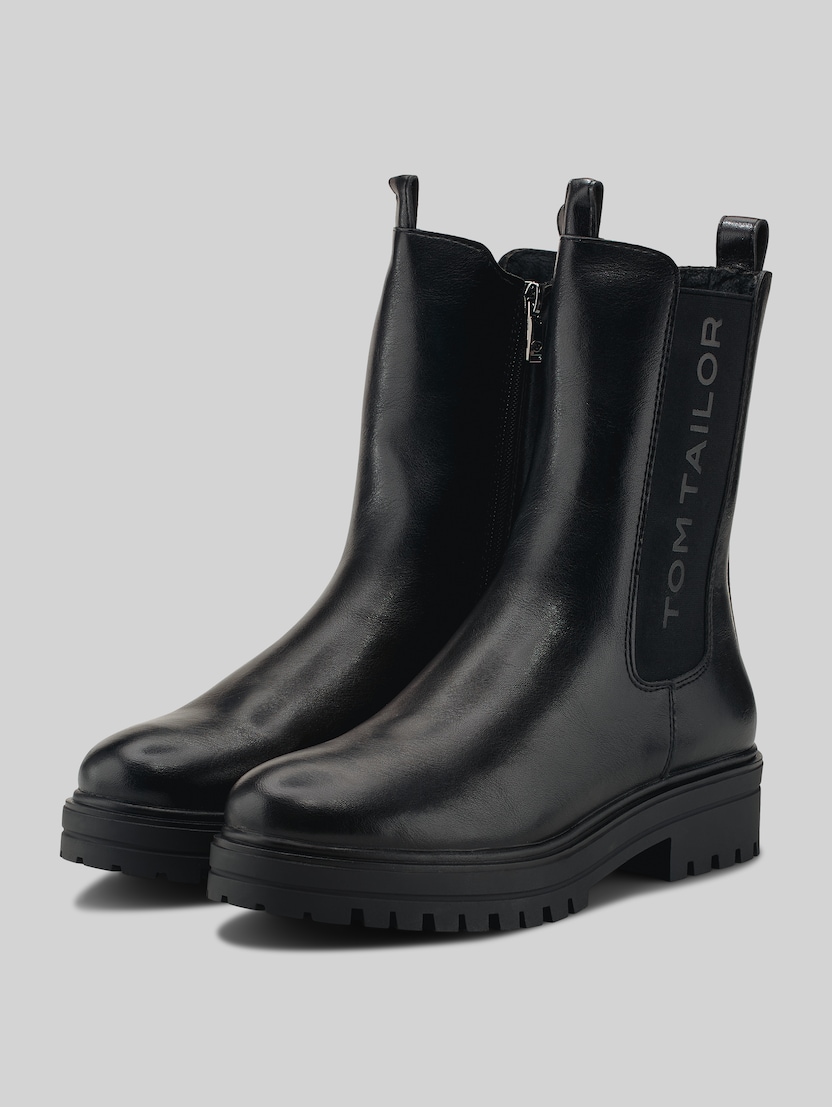 Chelsea Boots fourrées par Women, black