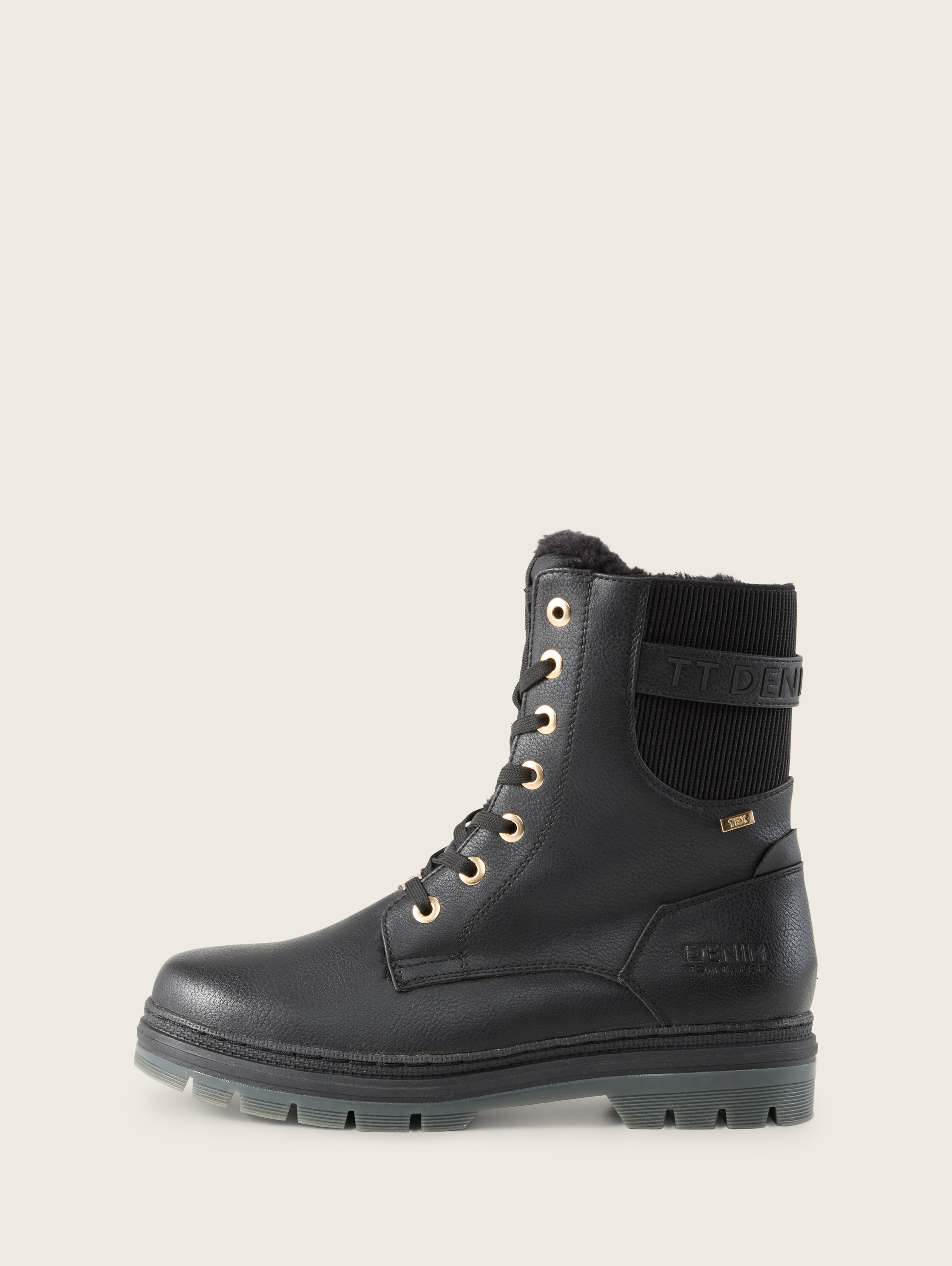 Waterdichte laarzen met logo-applicatie - black_1 - 