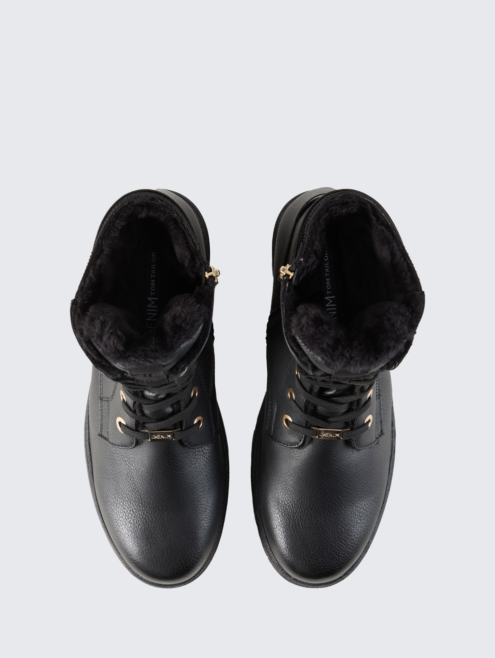 Wasserdichte Stiefel mit Logo-Applikation - black - Produkt-Ansicht von oben 