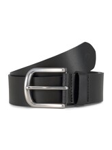 Nicht ausgewählt, TTMARIO Ledergürtel mit abgerundeter Dornschließe von , schwarz