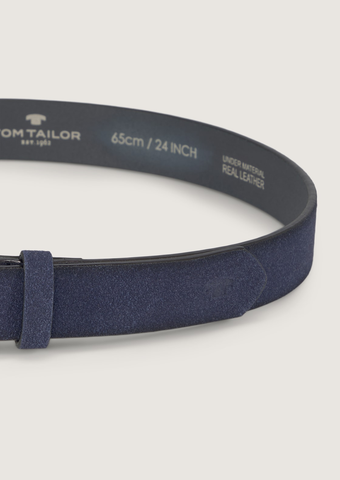 TTDAISY Kids schmaler Gürtel mit eckiger Dornschließe - navy uni - Produkt-Ansicht von oben 