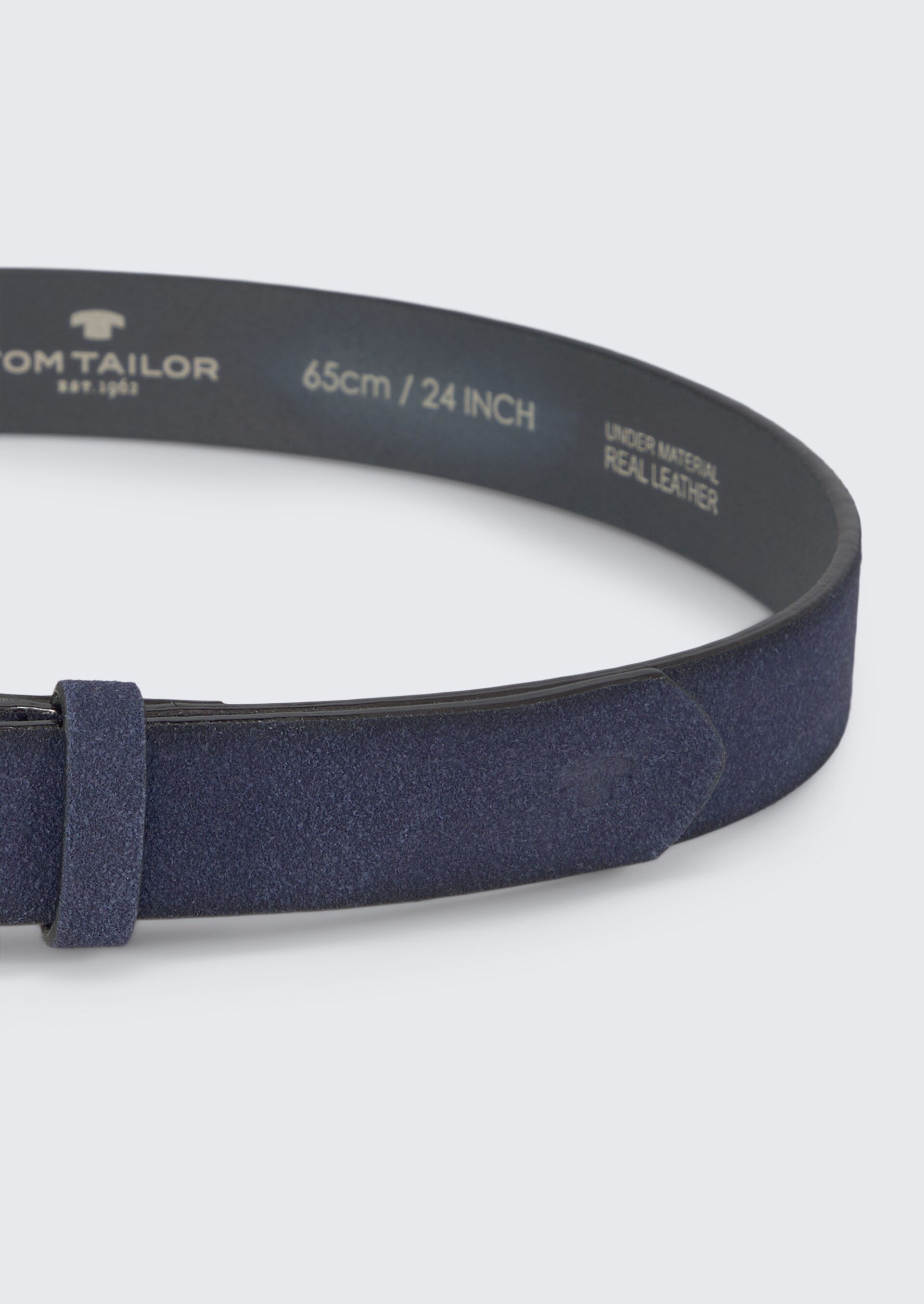 TTDAISY Kids schmaler Gürtel mit eckiger Dornschließe - navy uni - Produkt-Ansicht von oben 