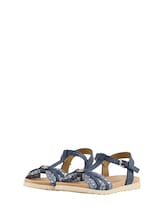 Geselecteerd, Sandalen met enkelbandje en dierenprint door Tom Tailor, blauw