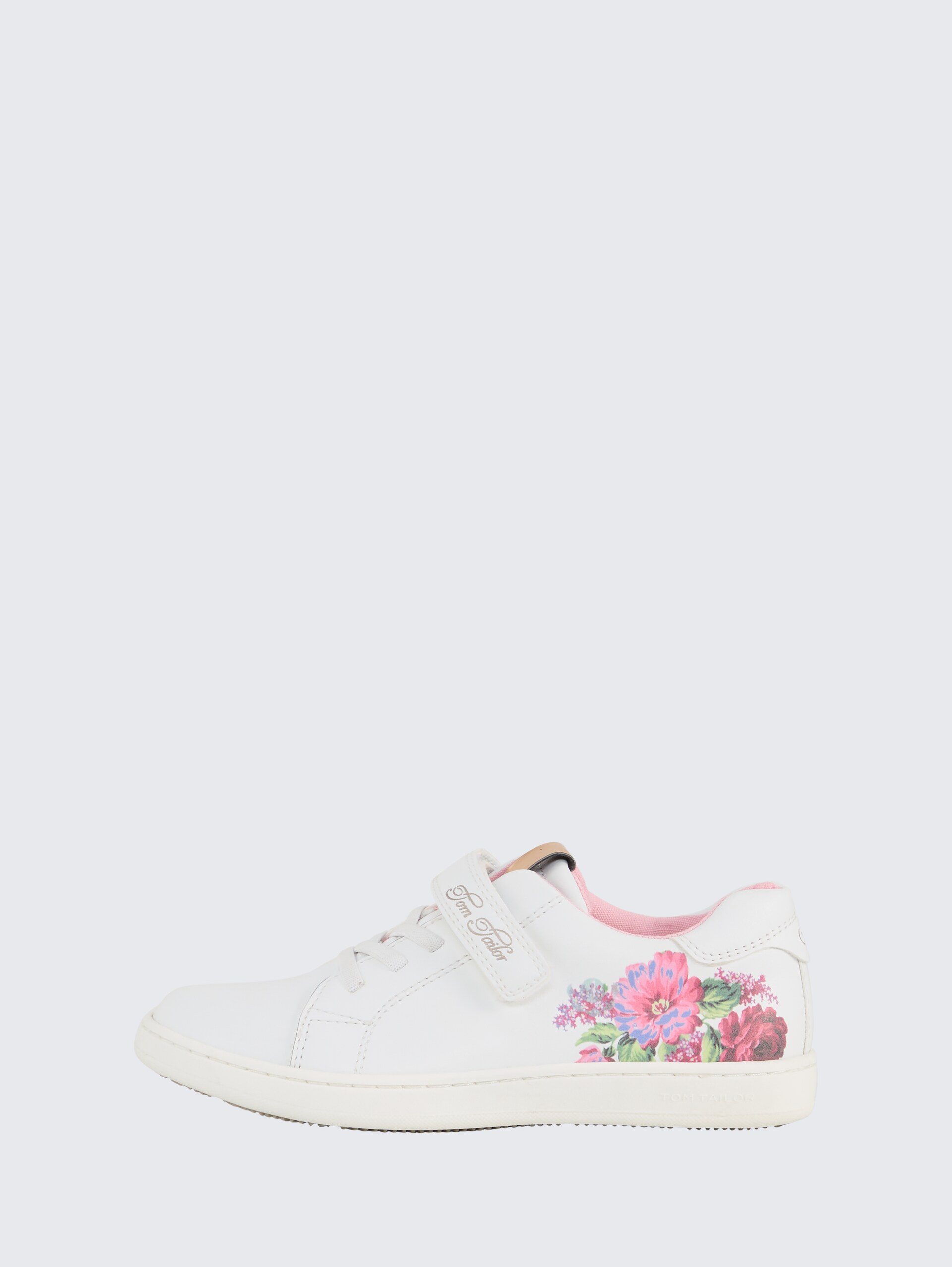 Sneaker mit Blumen-Print - white - seitliche Produkt-Ansicht