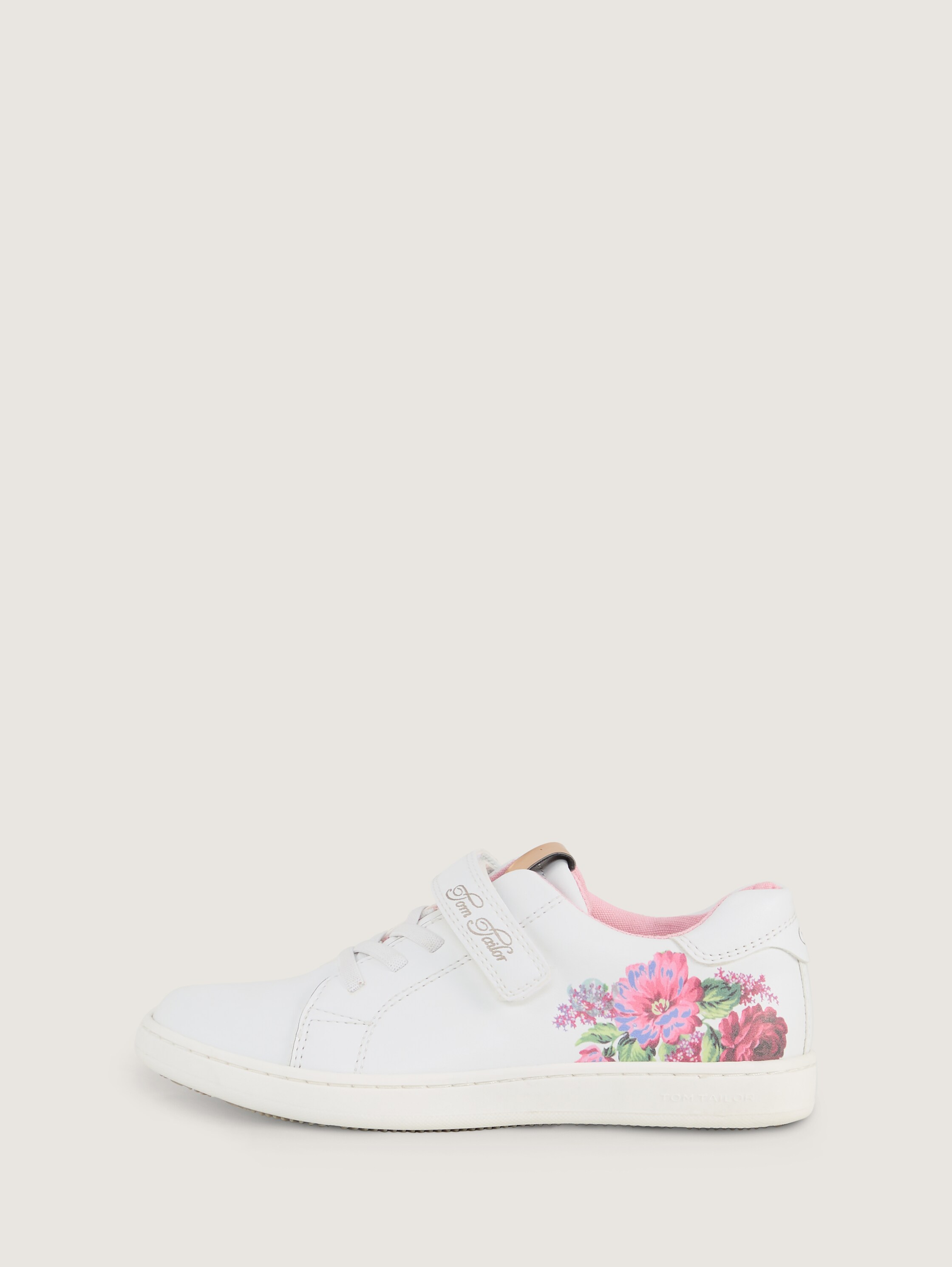 Sneaker mit Blumen-Print - white_1 - 