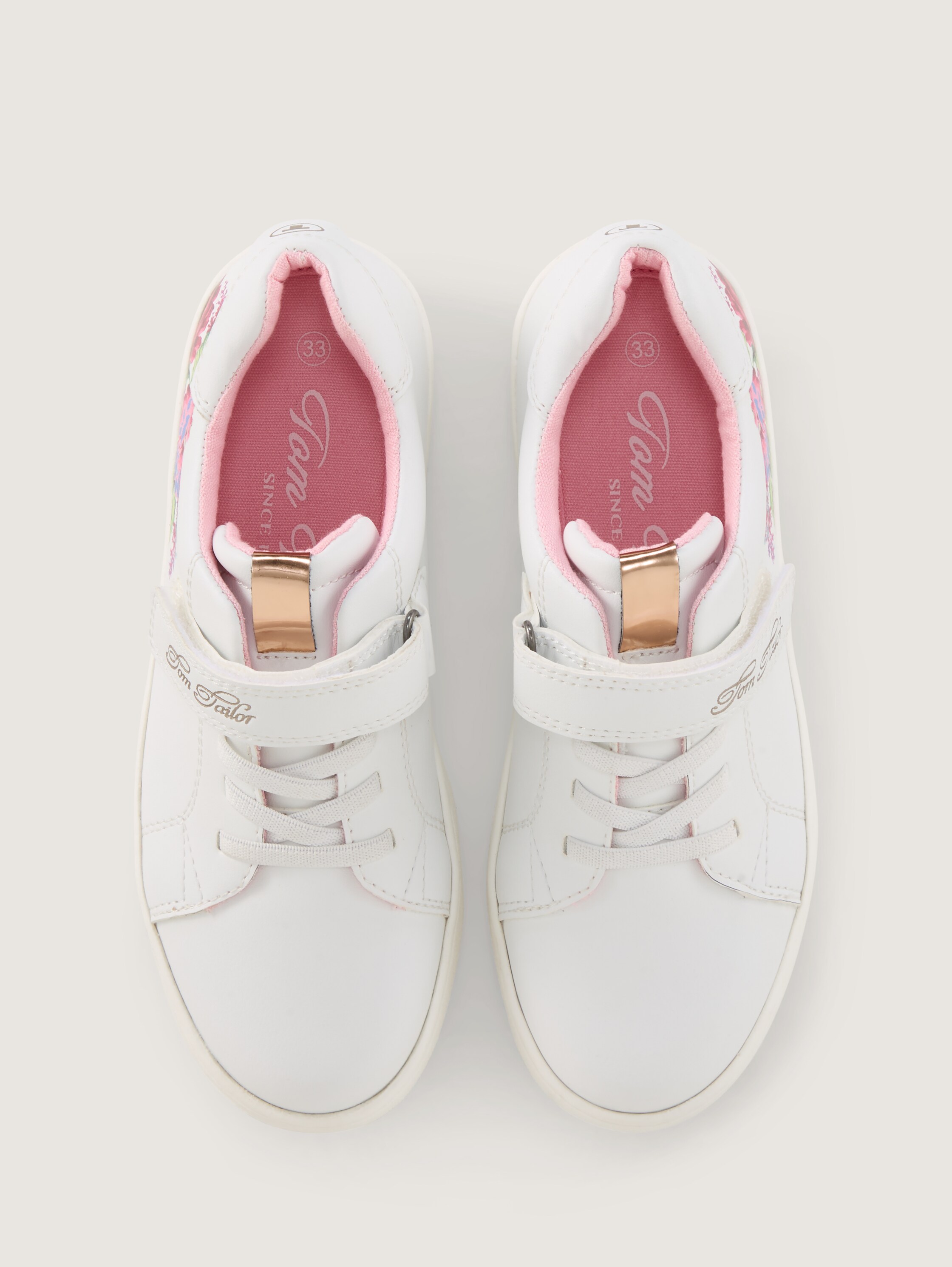 Sneaker mit Blumen-Print - white_1 - 