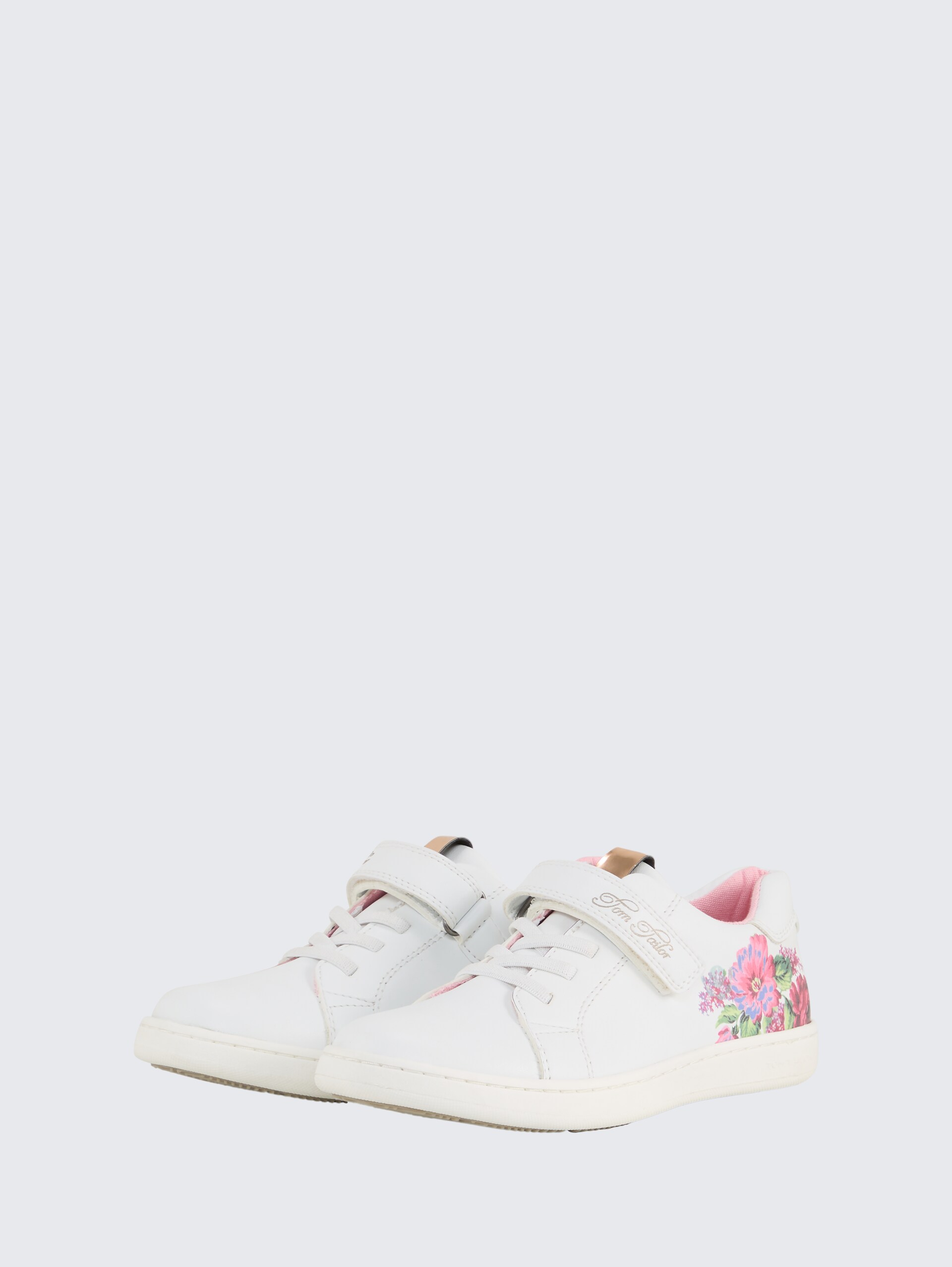Sneaker mit Blumen-Print - white - seitliche Produkt-Ansicht