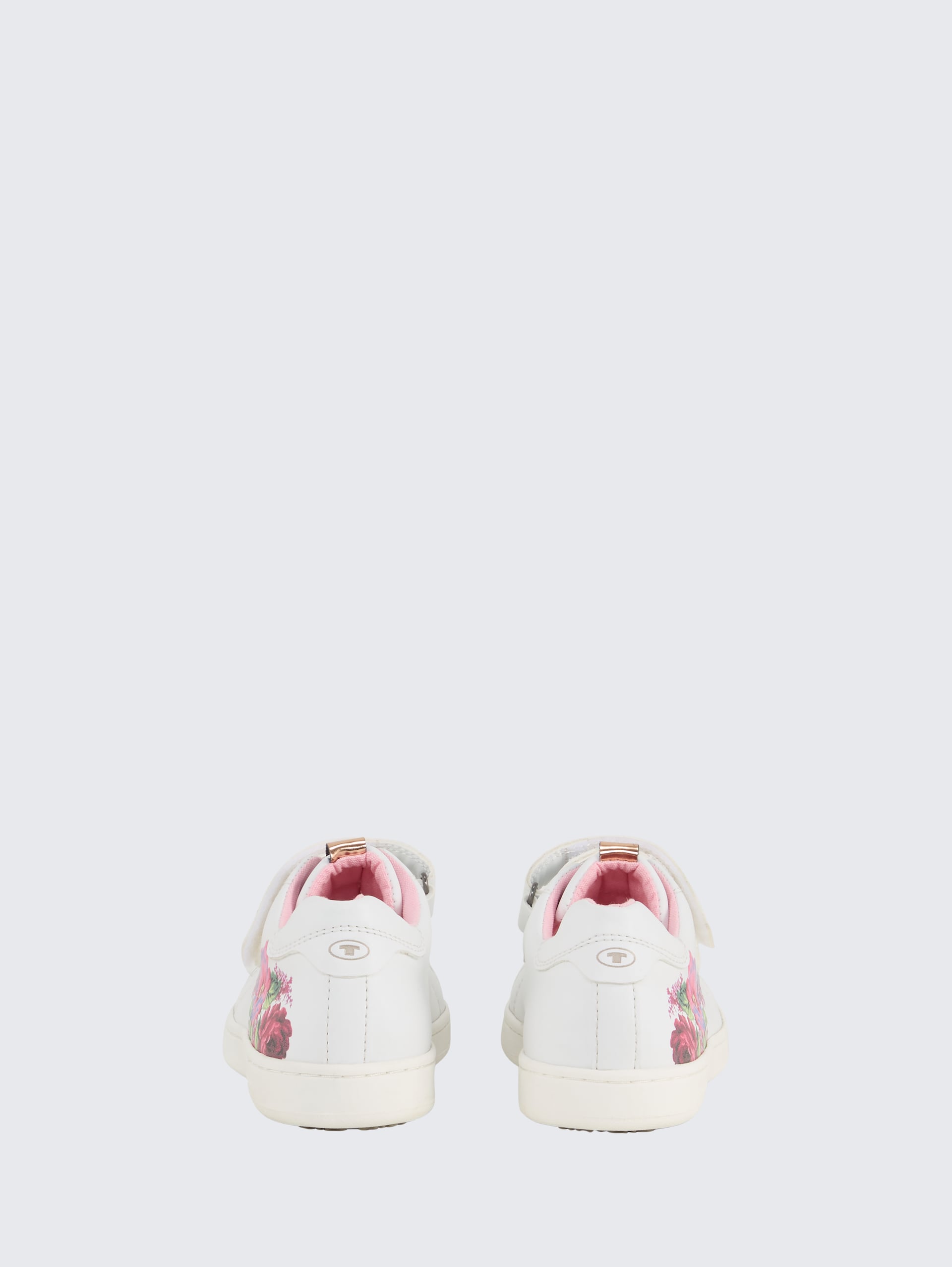 Sneaker mit Blumen-Print - white - Produkt-Rückansicht