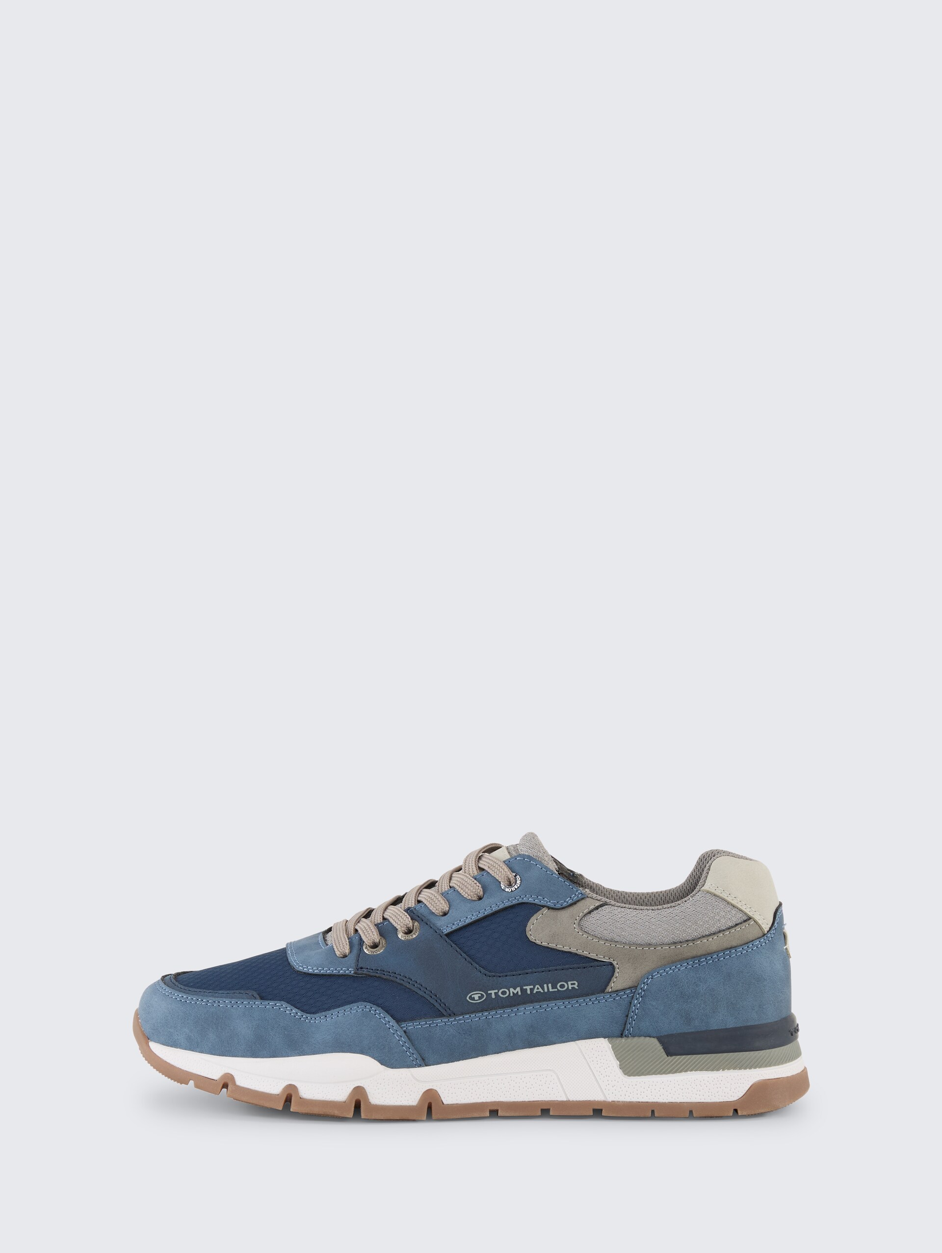 Sneakers met colourblocking - navy - zijaanzicht product