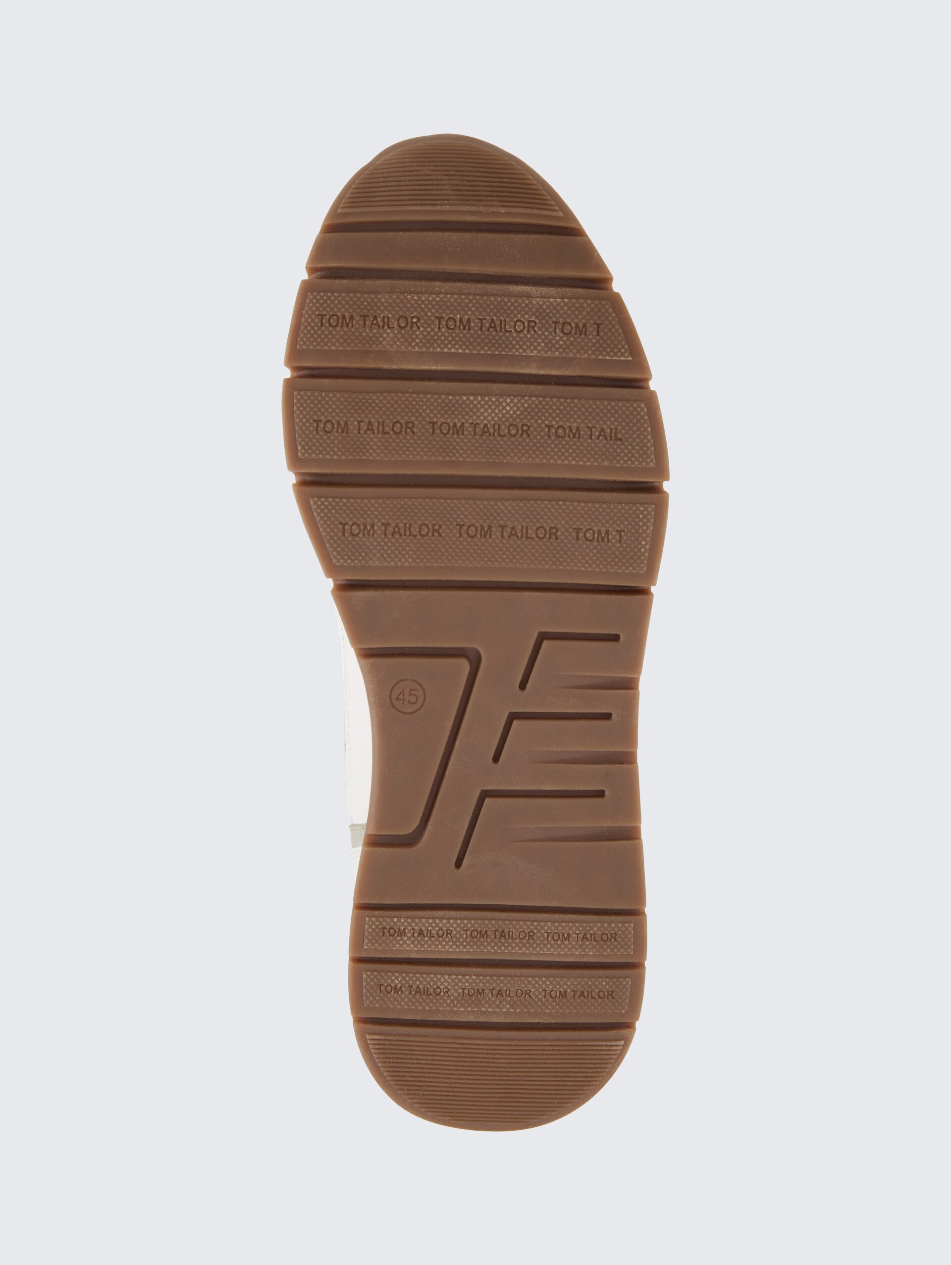 Sneaker met mesh inzetstuk - white - Productaanzicht zool 