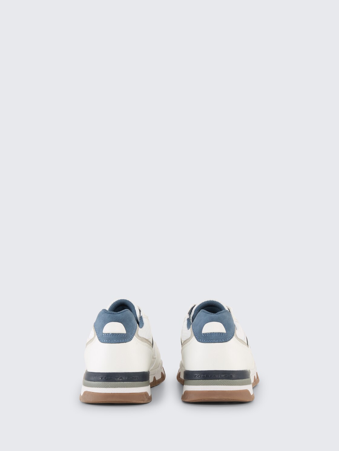 Sneaker mit Mesh-Einsatz - white - Produkt-Rückansicht