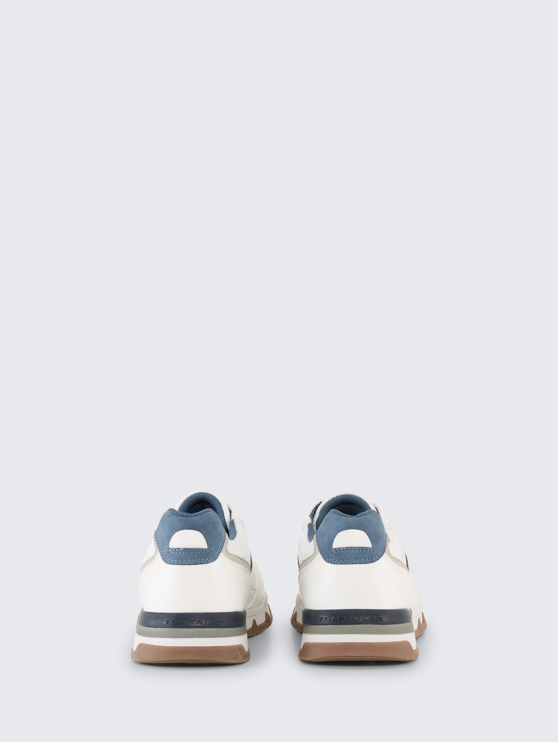 Sneaker met mesh inzetstuk - white - Achteraanzicht product