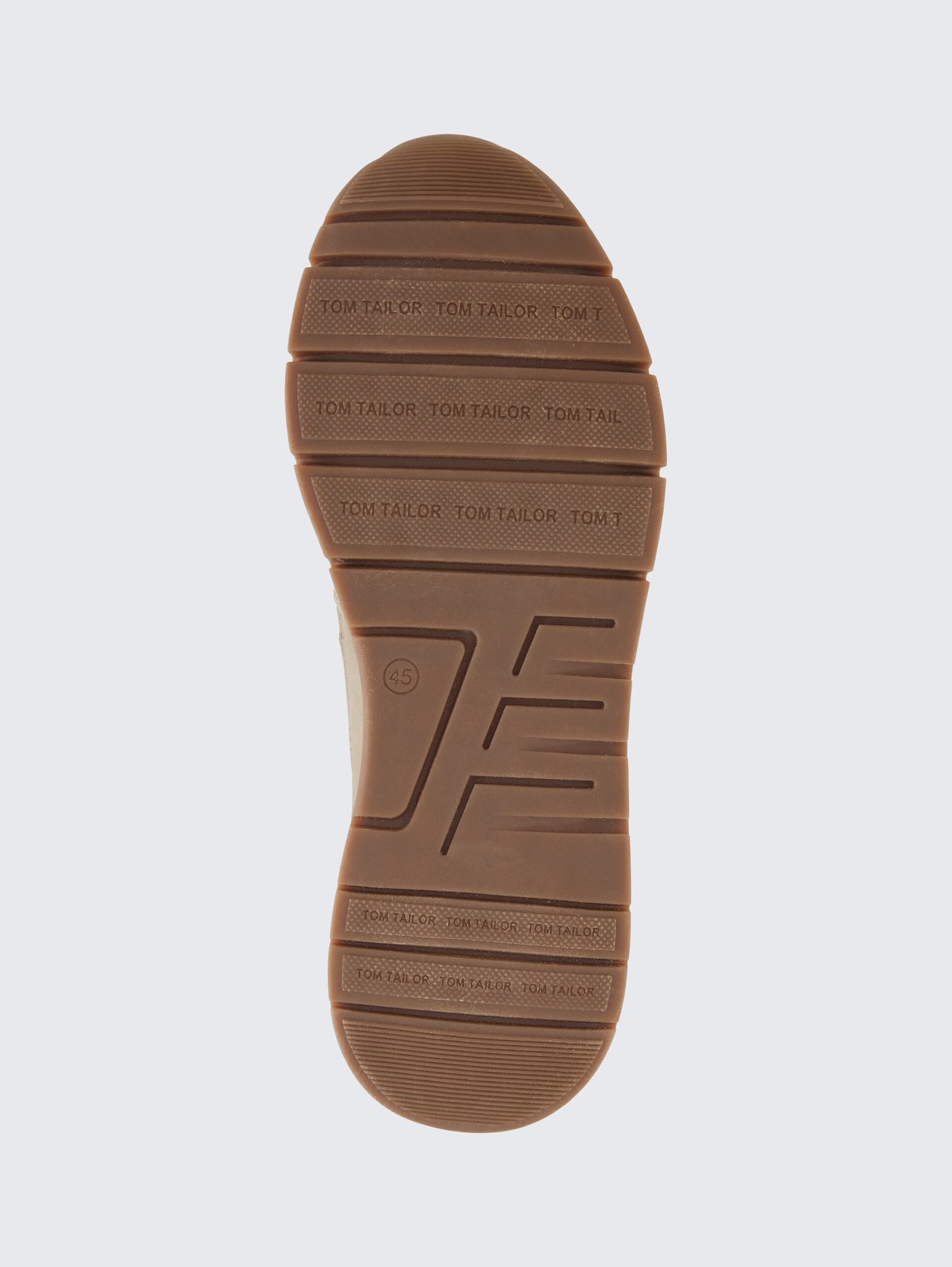 Sneakers met colourblocking - beige - Productaanzicht zool 