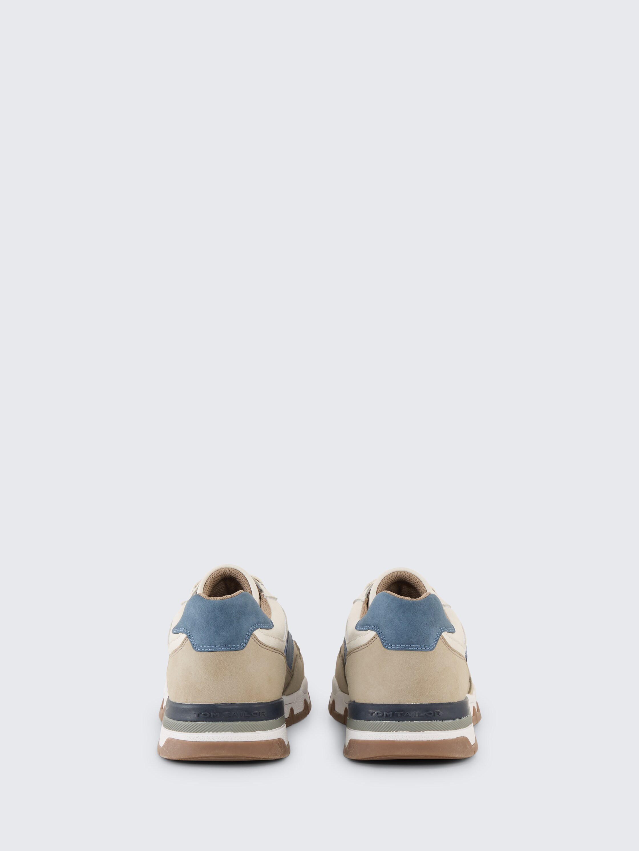 Trainers with colour blocking - beige - 