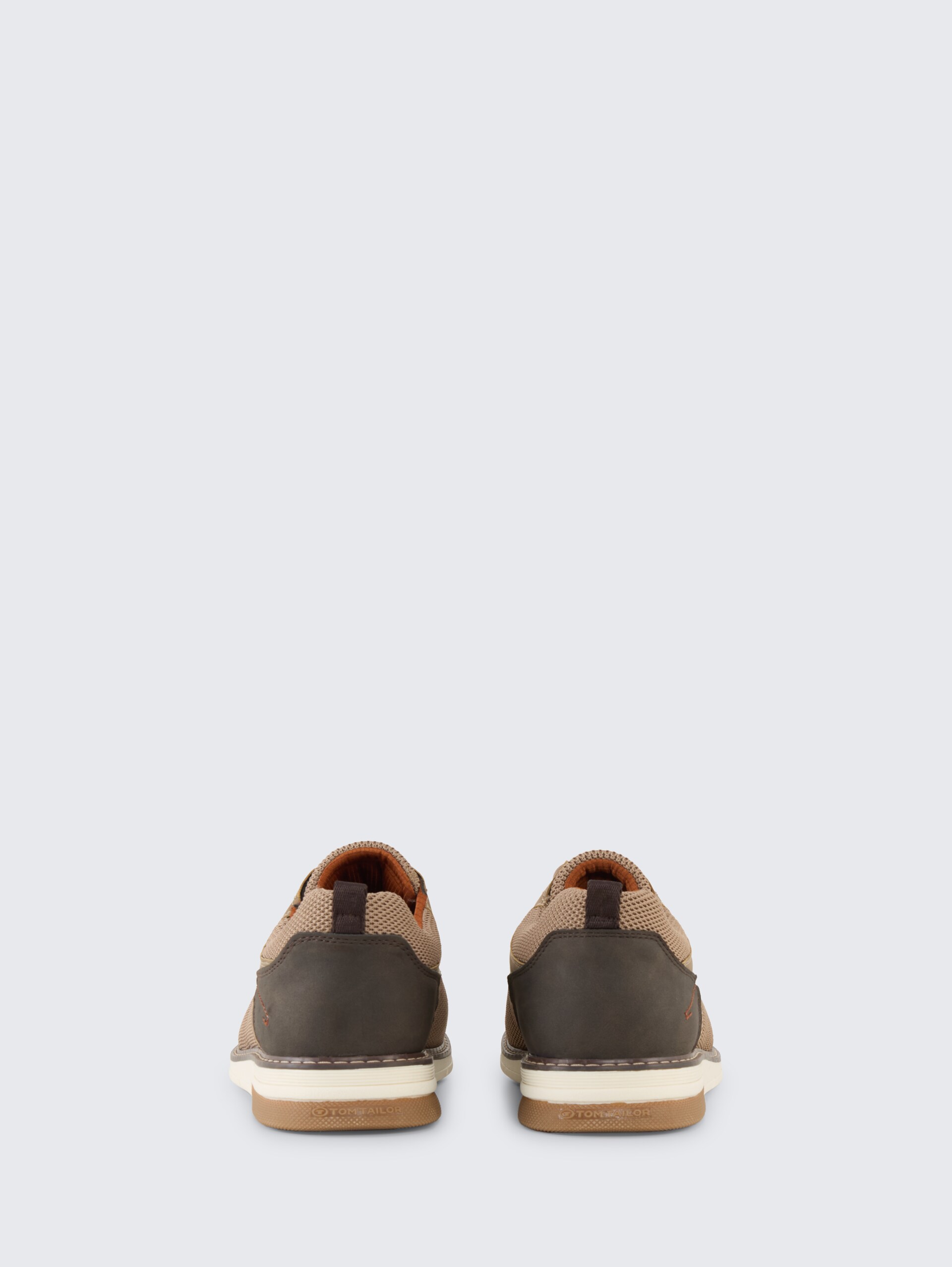 Schnürschuhe im Knitted-Look - sand - Produkt-Rückansicht