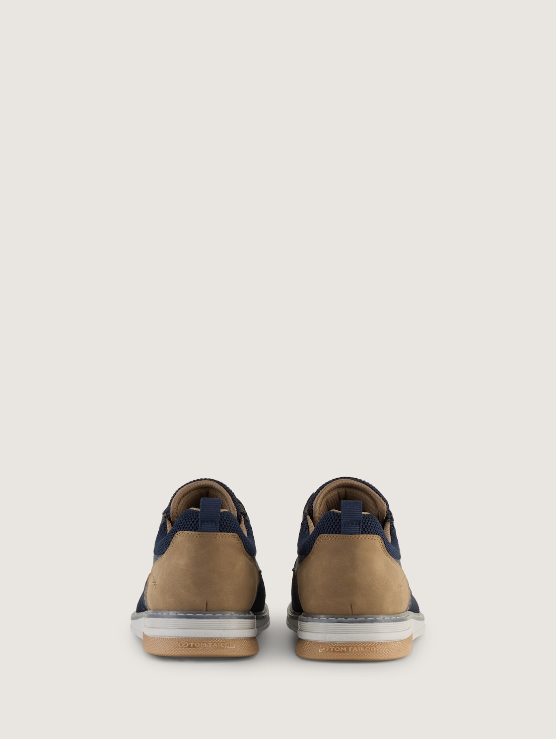 Schnürschuhe im Knitted-Look - navy - Produkt-Rückansicht