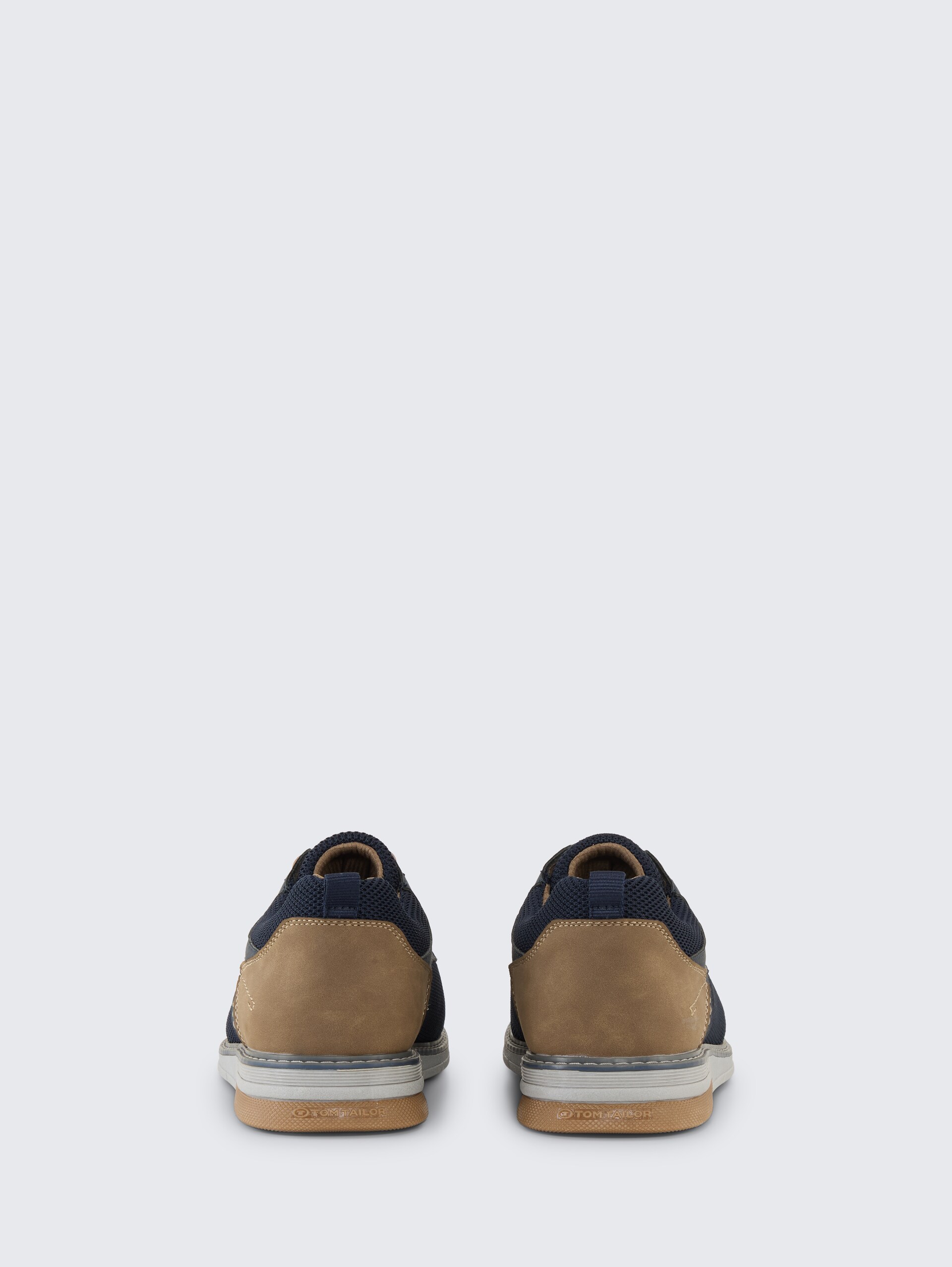 Schnürschuhe im Knitted-Look - navy - Produkt-Rückansicht