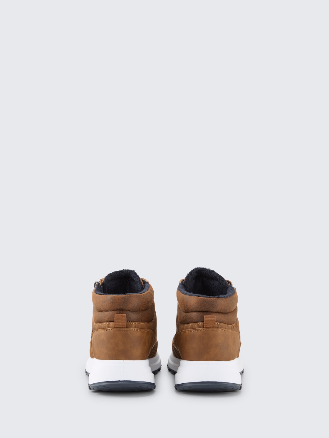 Lined ankle boots - nuts - Product rear view