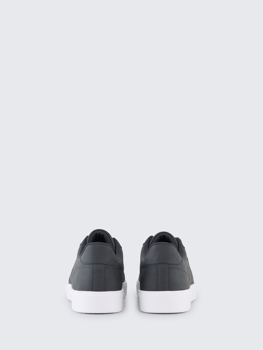 Sneaker aus Lederimitat - navy - Produkt-Rückansicht