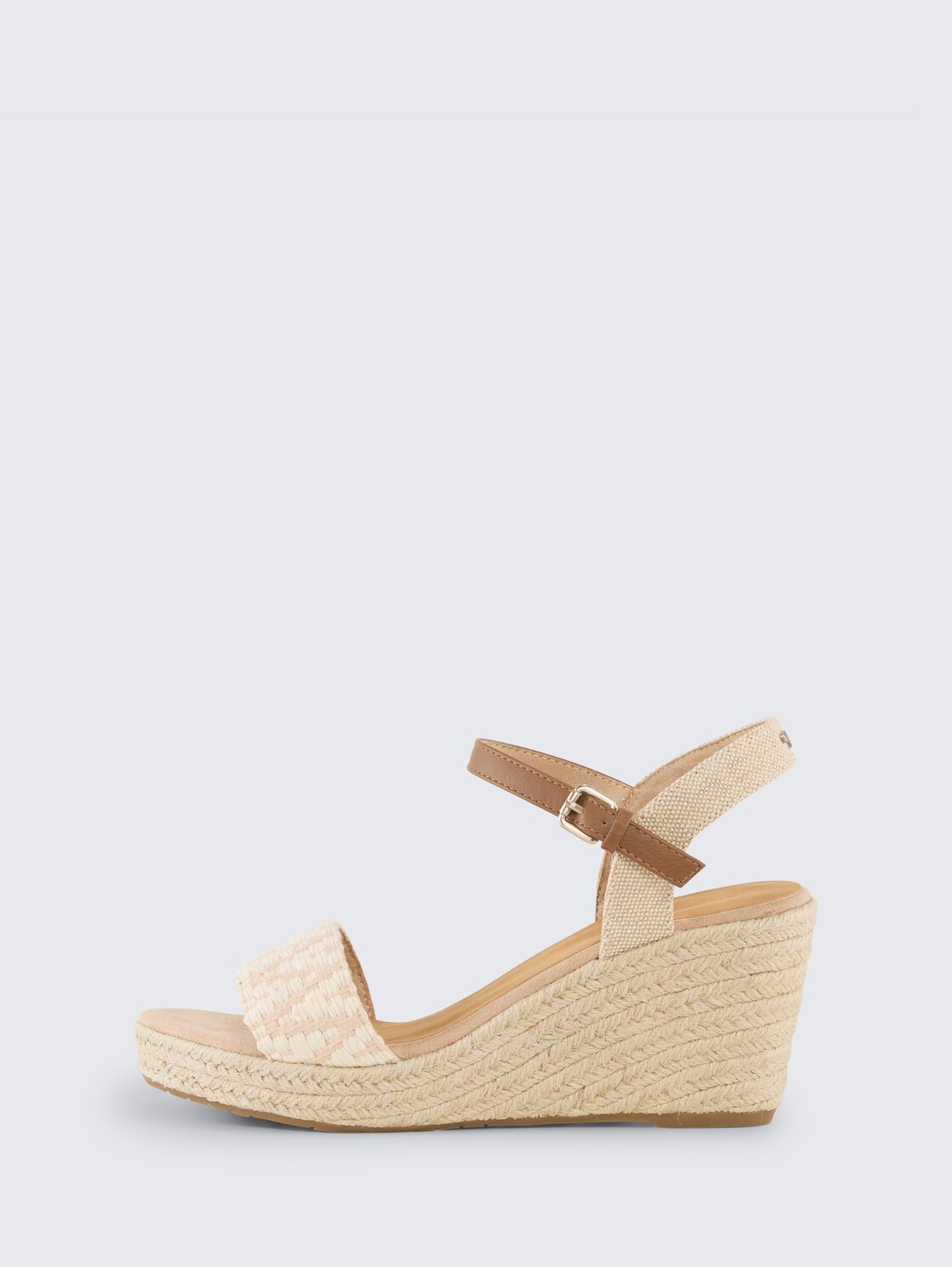 Sandals with wedge heels - offwhite-sand - Product detail view