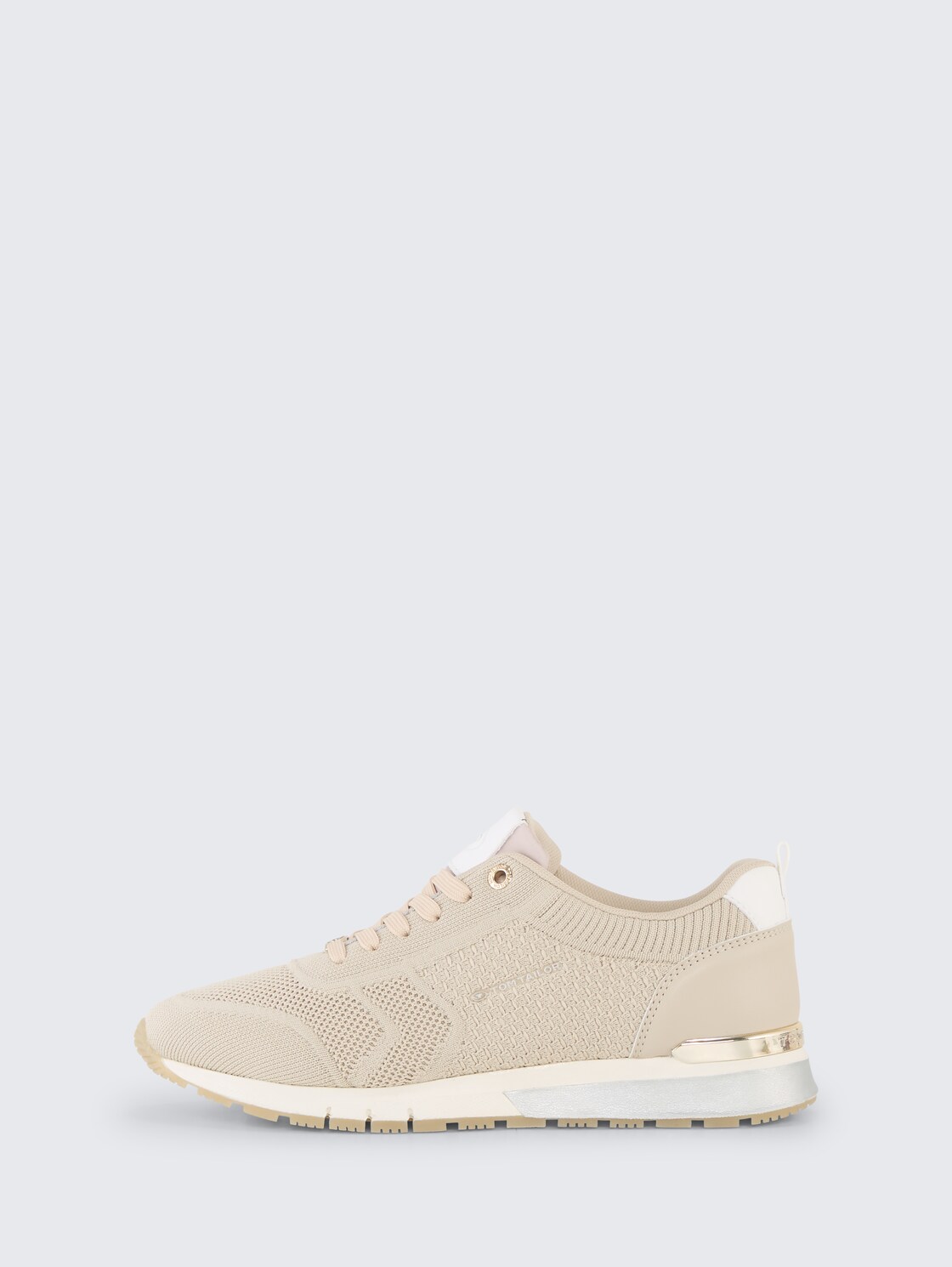 Sneaker mit Mesh-Einsatz - ltsand - seitliche Produkt-Ansicht