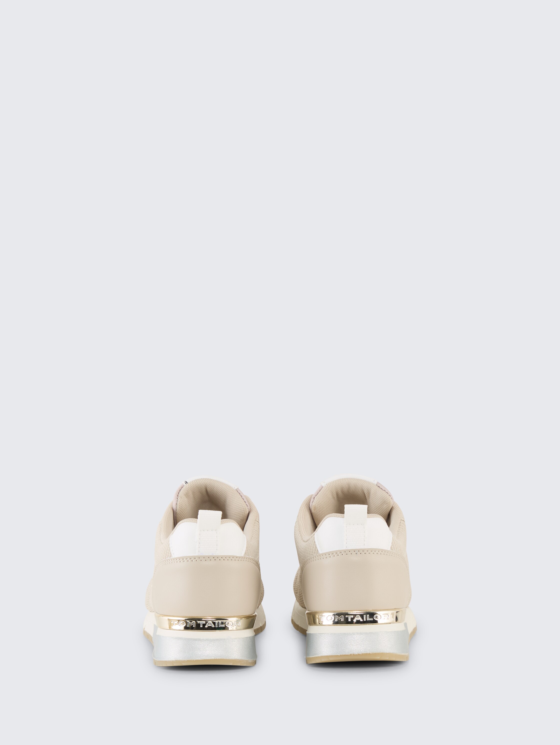 Sneaker mit Mesh-Einsatz - ltsand - Produkt-Rückansicht