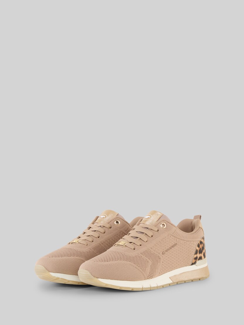 Sneaker mit Mesh-Einsatz von Women, sand