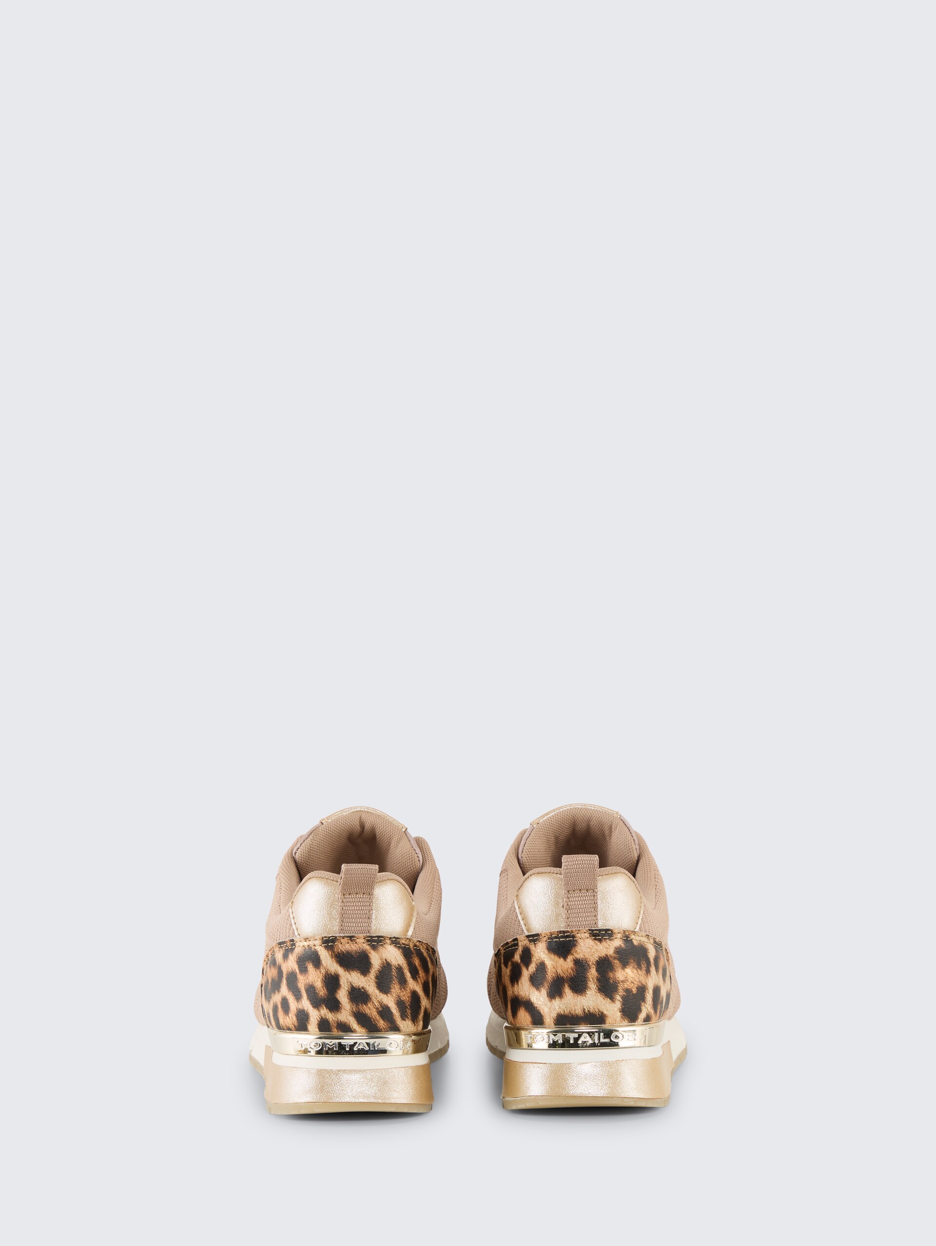 Sneaker met mesh inzetstuk - sand - Achteraanzicht product