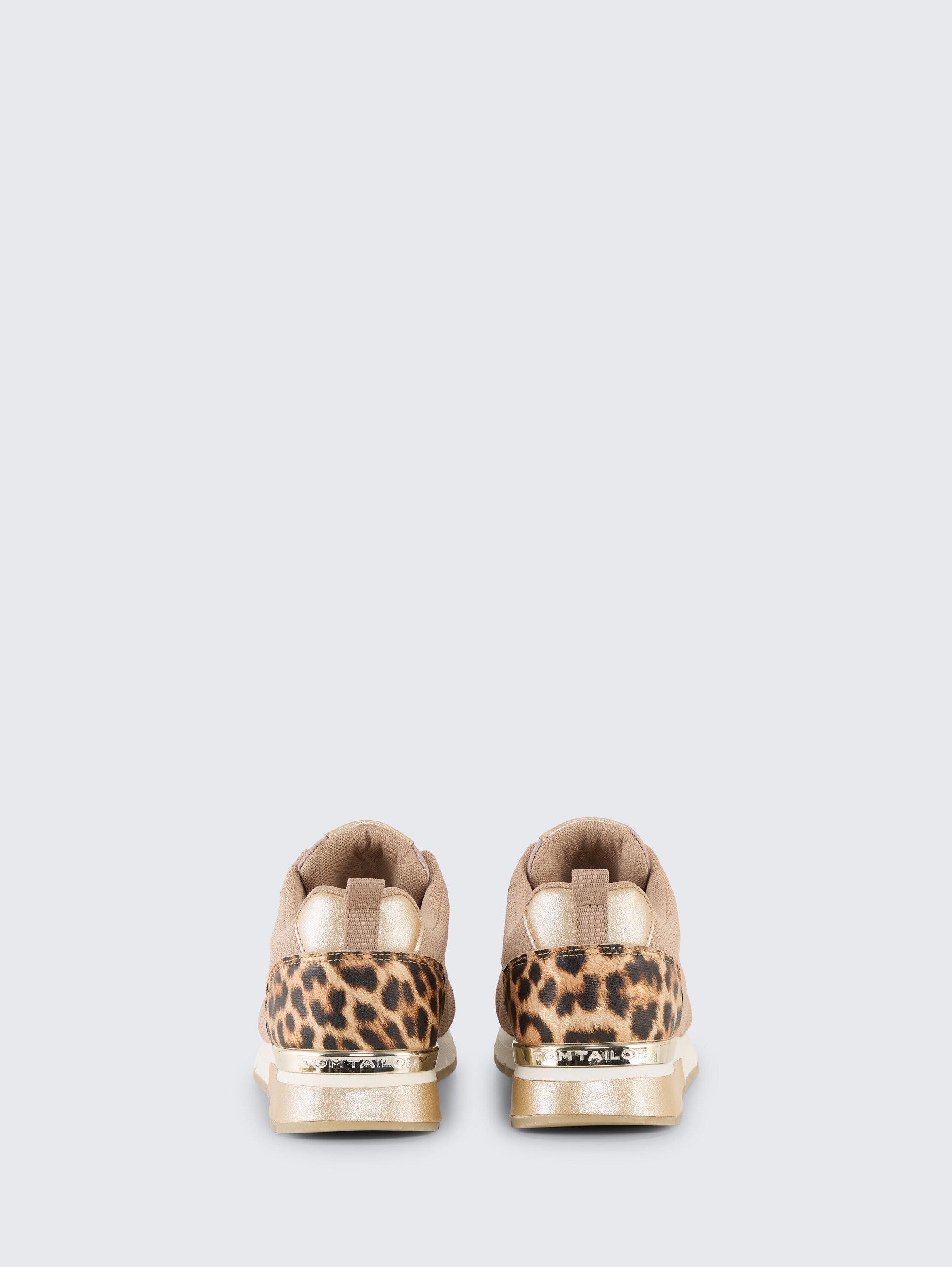 Sneaker mit Mesh-Einsatz - sand - Produkt-Rückansicht