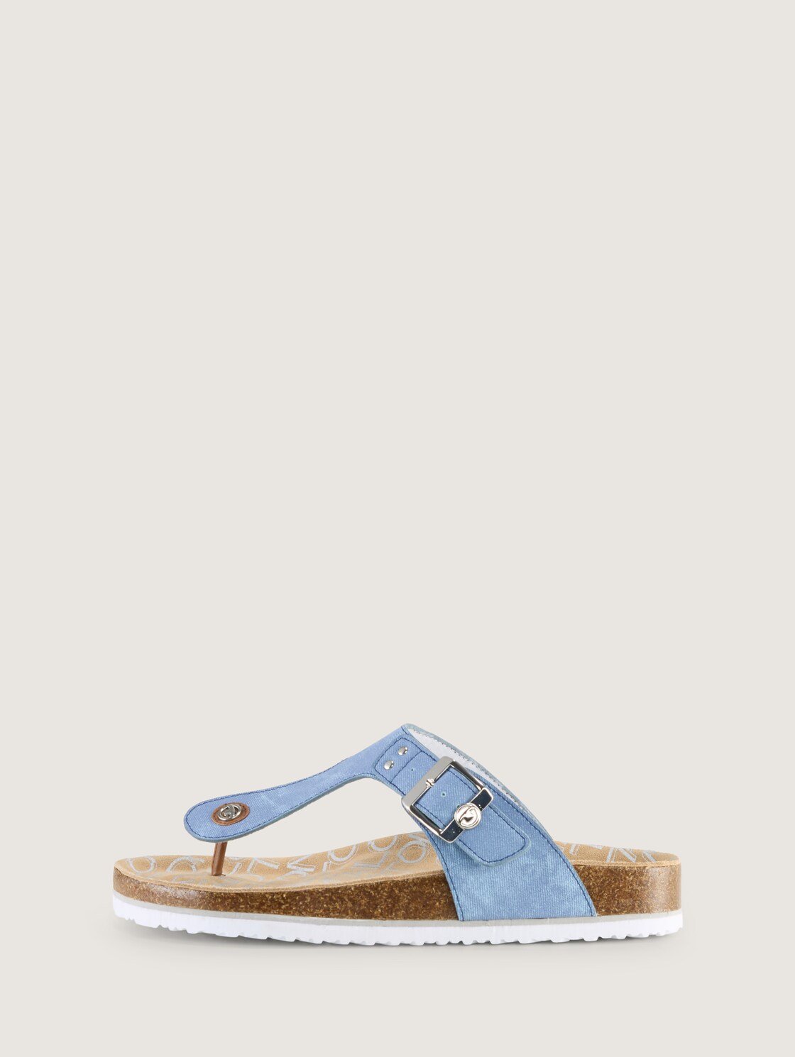 Zehentrenner in Jeans-Optik - jeans - seitliche Produkt-Ansicht