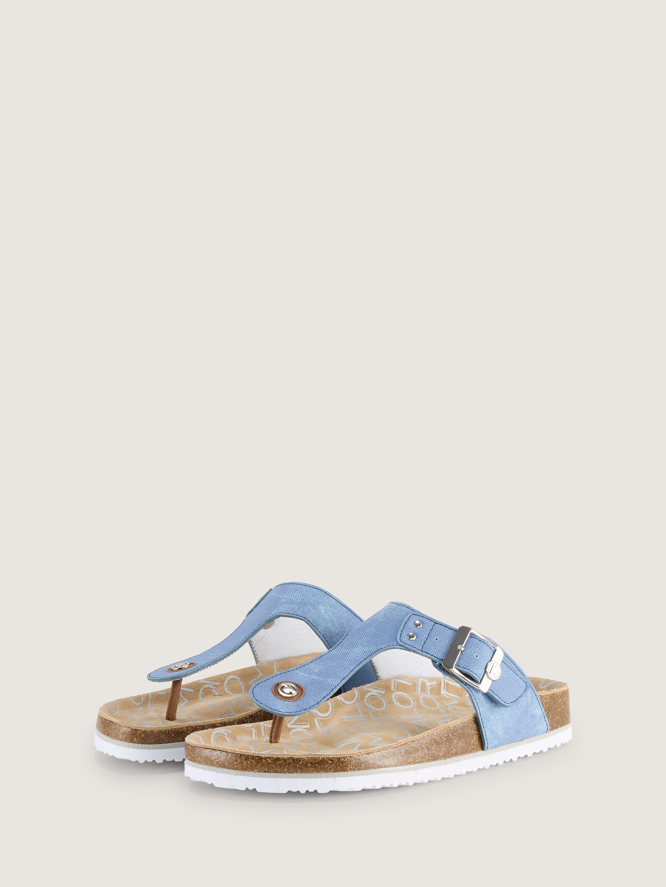 Zehentrenner in Jeans-Optik - 1