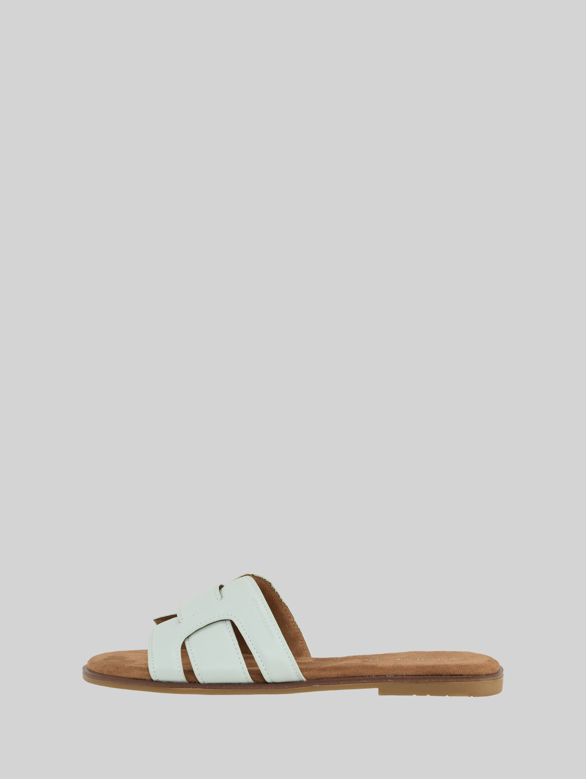 Flat sandals with soft soles - mint - Product detail view