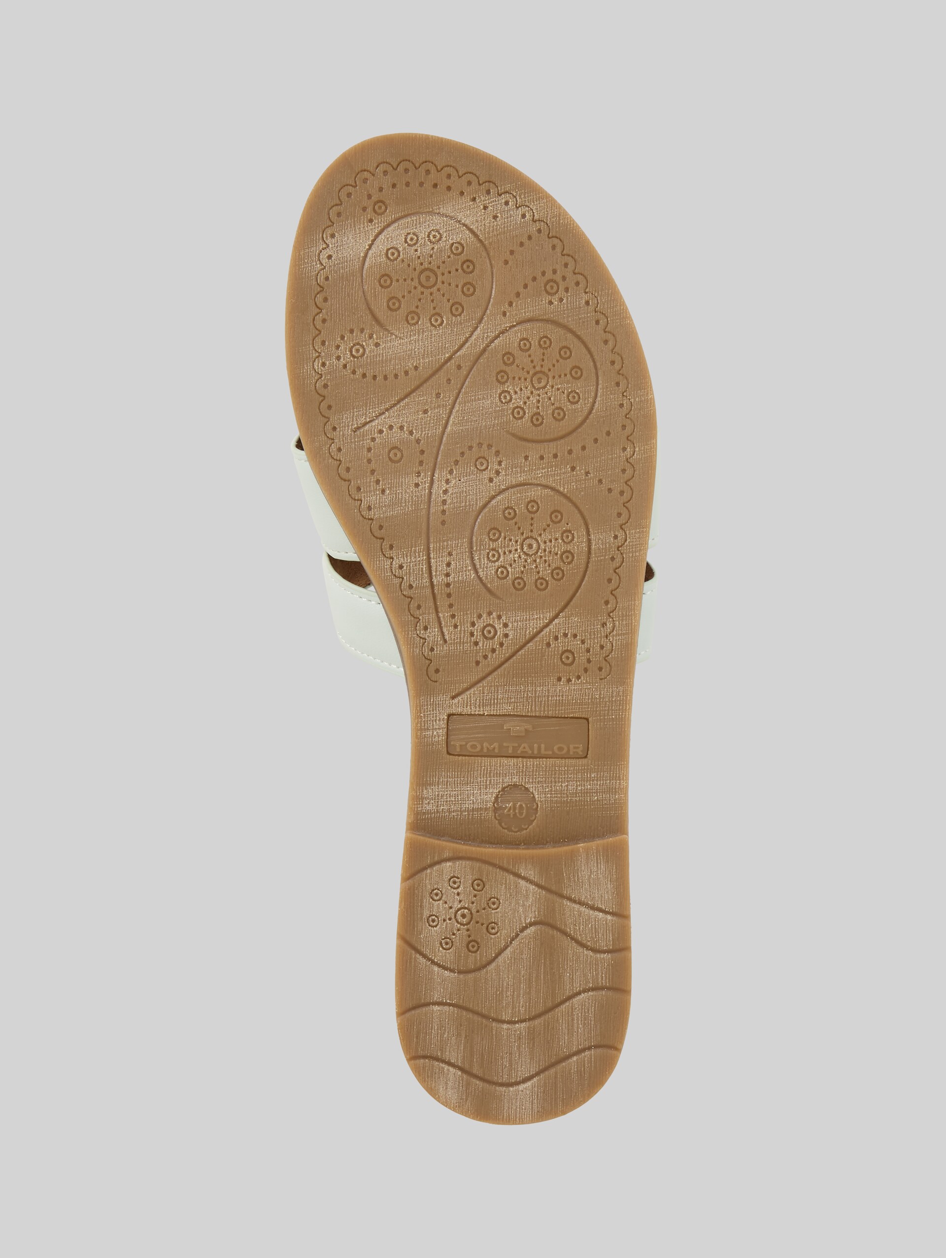 Flat sandals with soft soles - mint - Product view sole 
