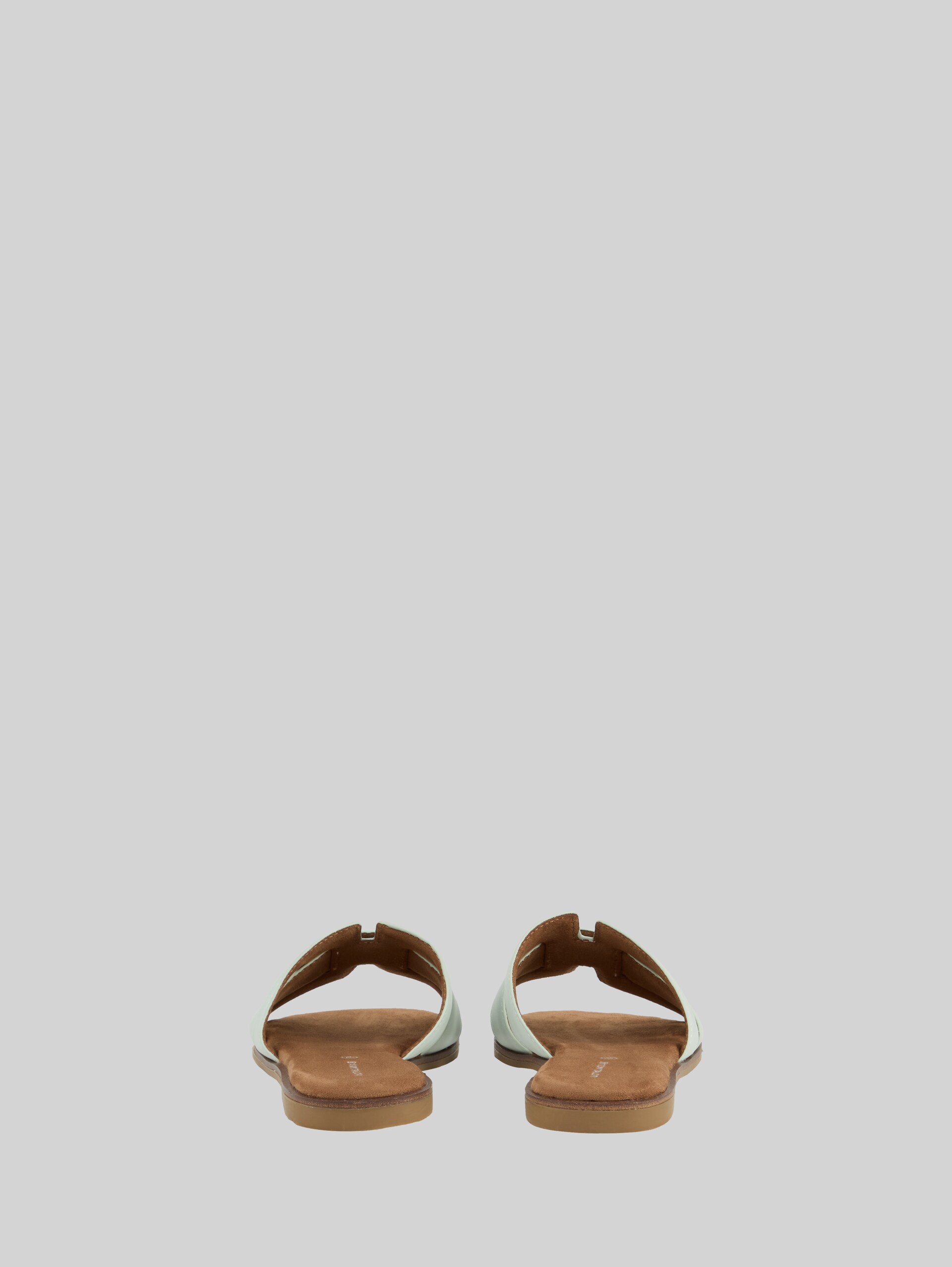 Flat sandals with soft soles - mint - Product rear view