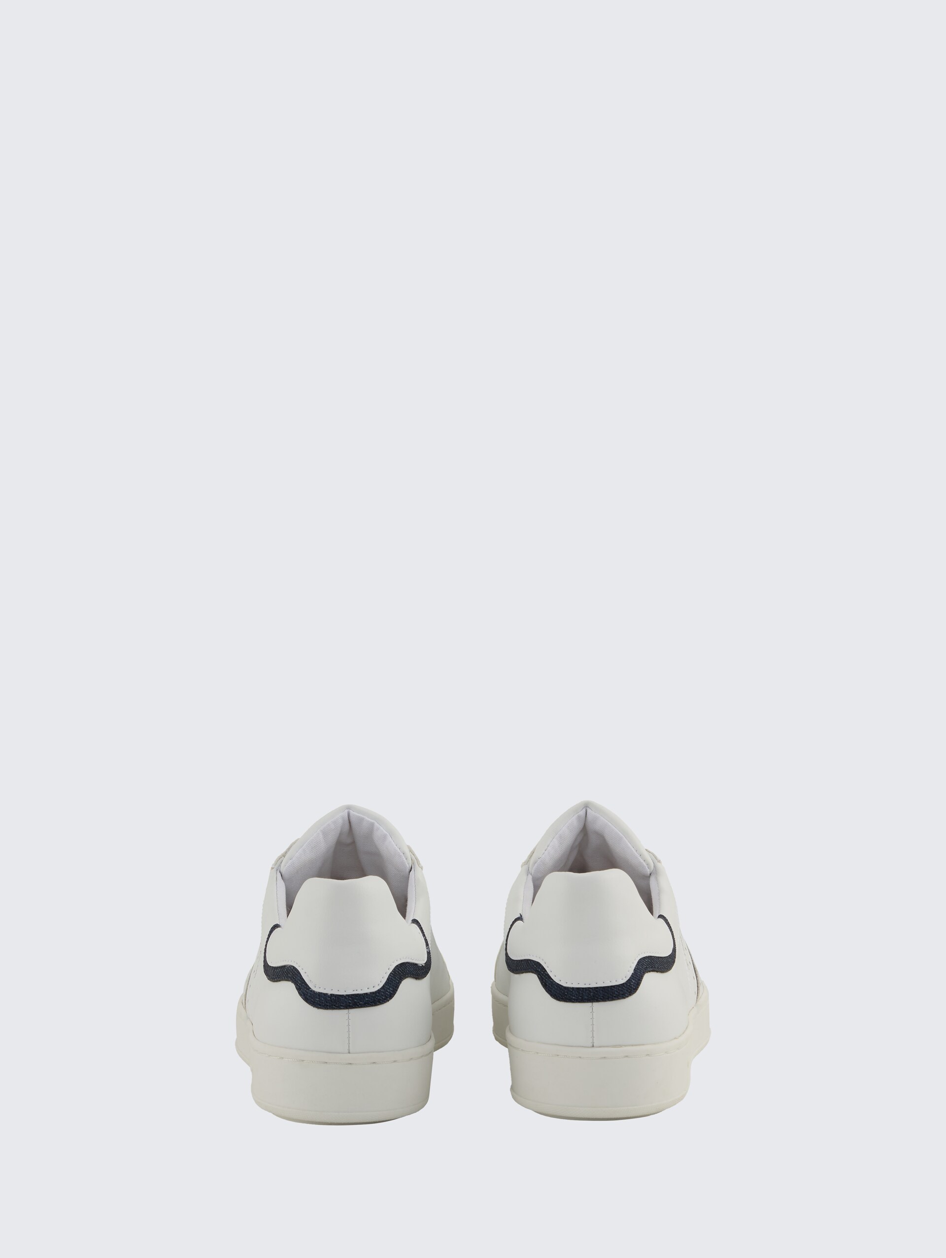Sneaker mit Denim-Details - white - Produkt-Rückansicht