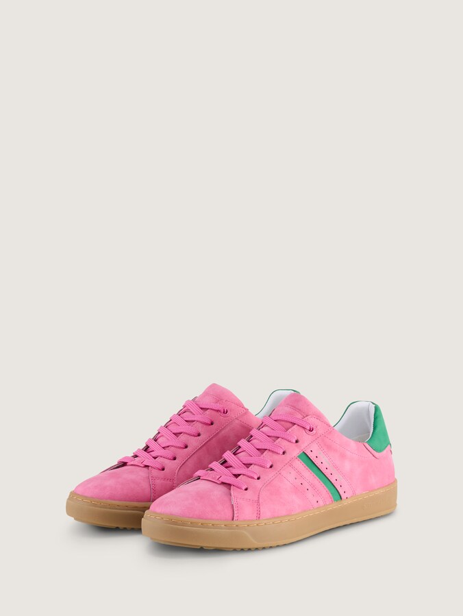 Sneaker mit Colour-Blocking von Women, pink-green