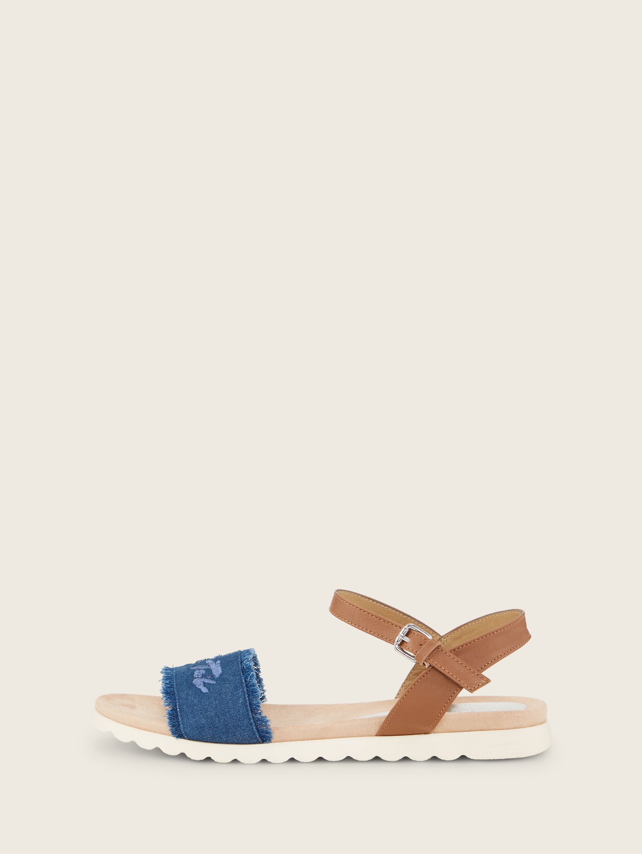 Sandale mit Logoprint - sky -