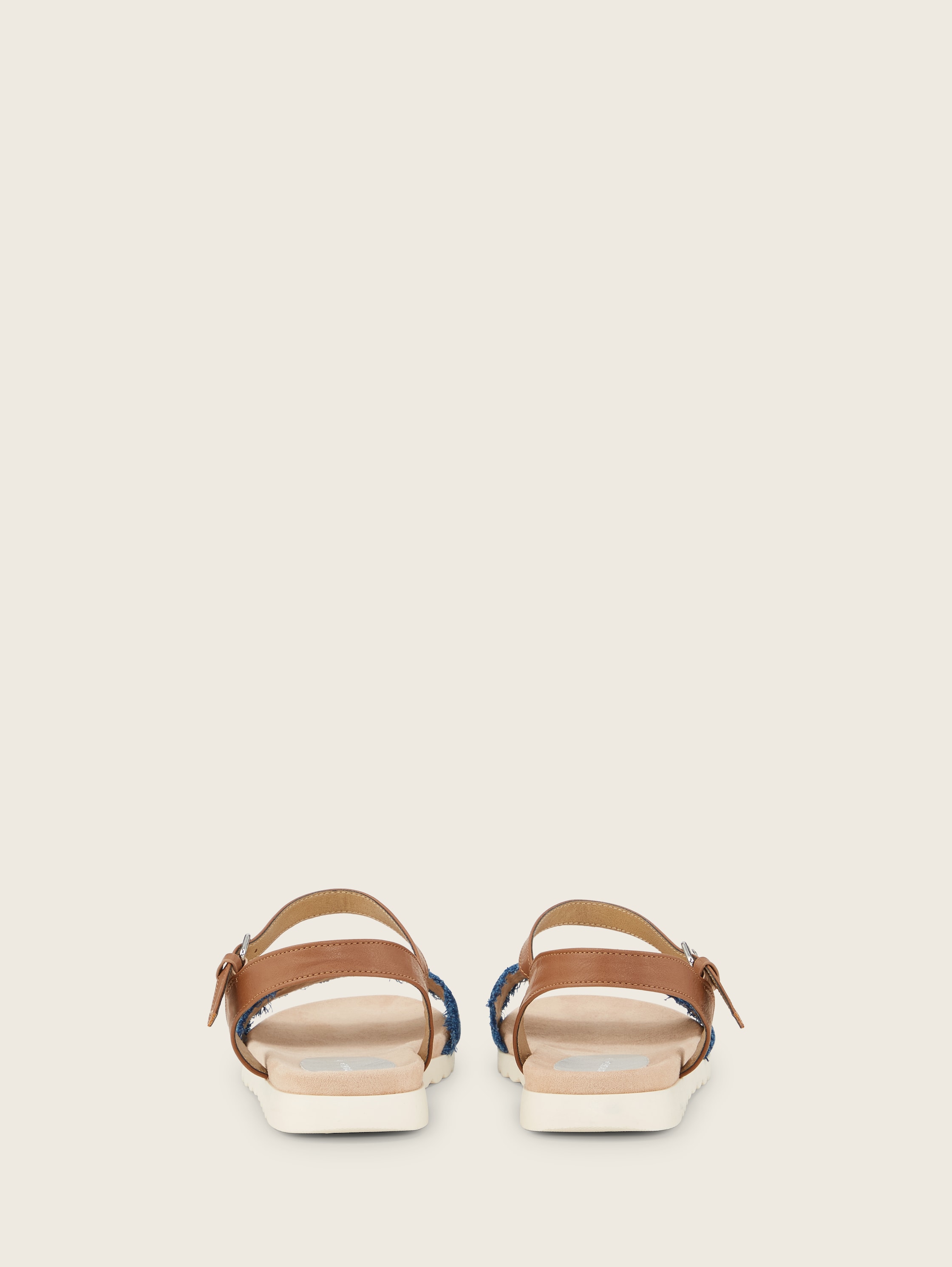 Sandale mit Logoprint - sky -
