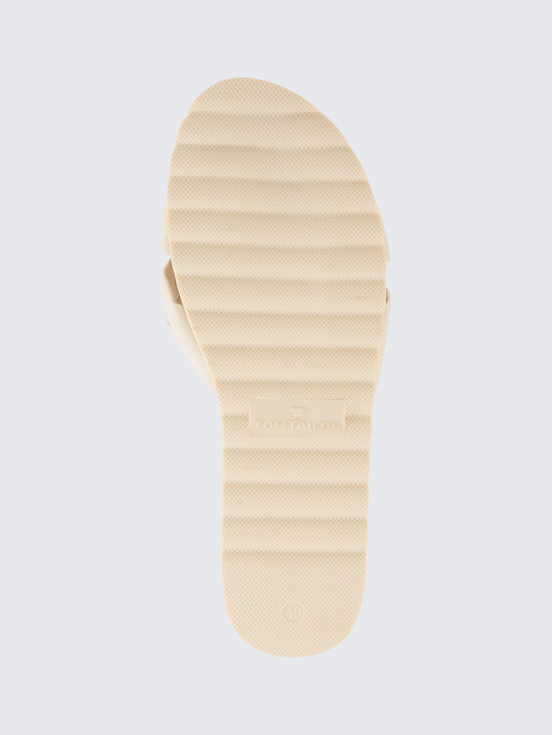 Flache Sandalen mit weicher Sohle - offwhite - Produkt-Ansicht Sohle