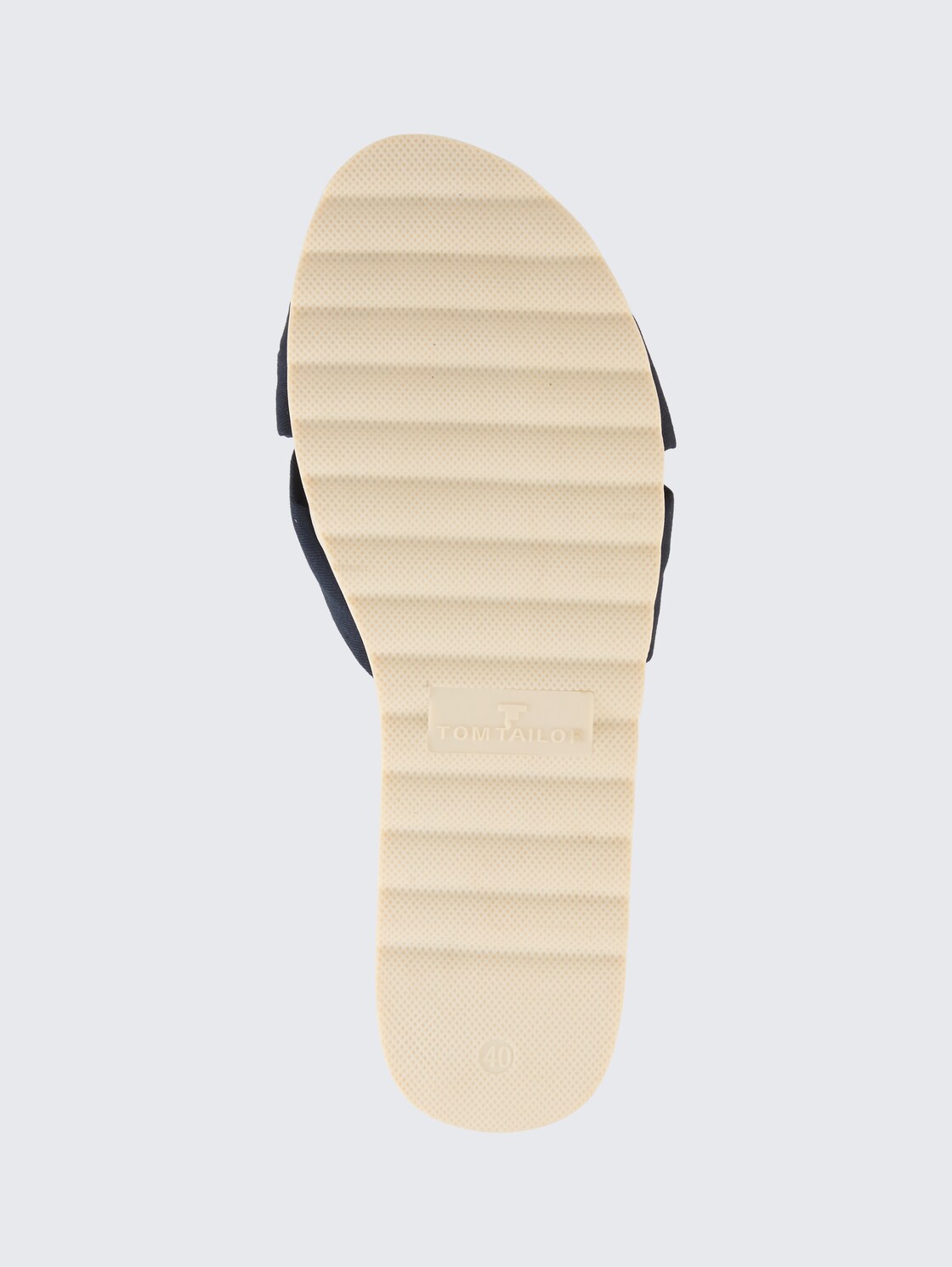 Flache Sandalen mit weicher Sohle - navy - Produkt-Ansicht Sohle