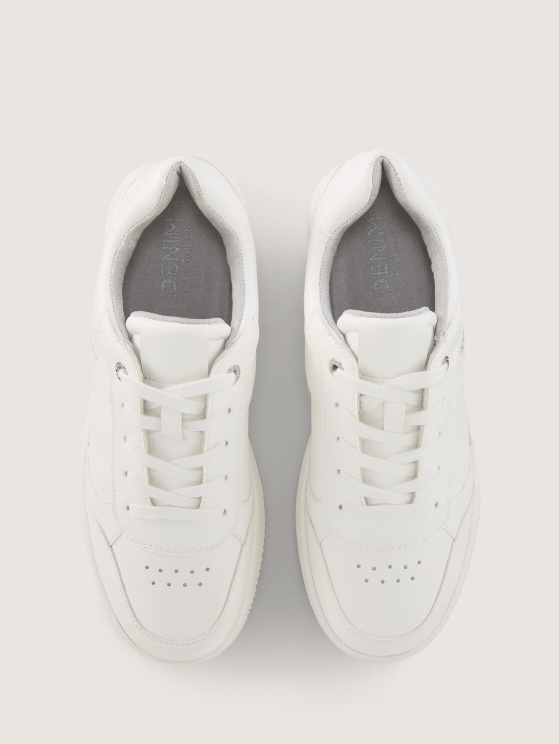 Sneaker mit erhöhter Sohle - white - Produkt-Ansicht von oben 