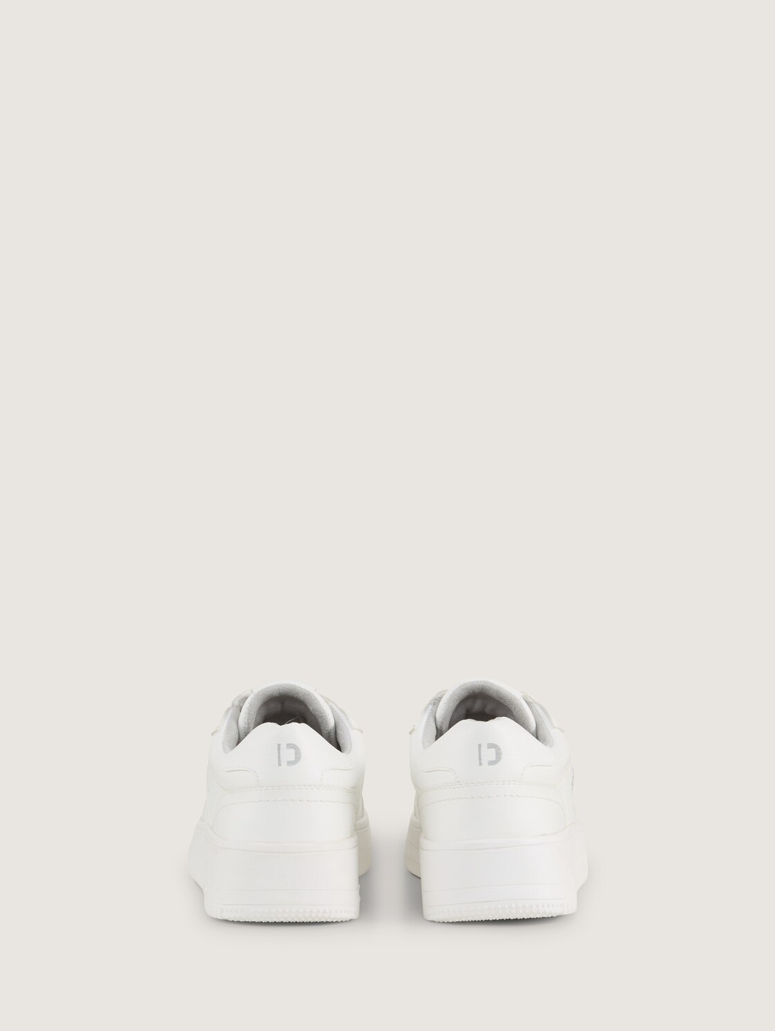 Sneaker mit erhöhter Sohle - white - Produkt-Rückansicht