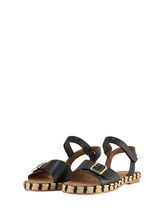 Ausgewählt, Sandalen mit weicher Sohle von Tom Tailor, schwarz